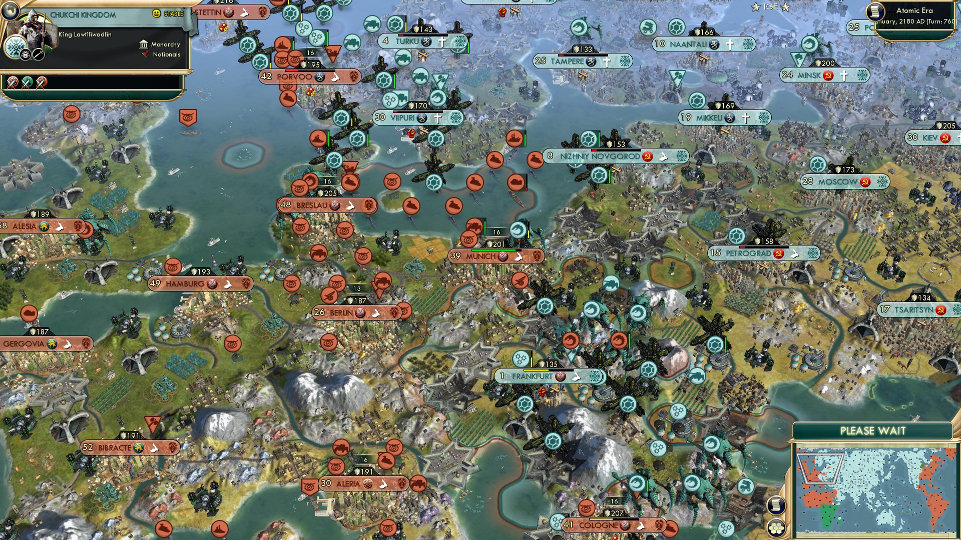 CBR In-Game Screenshot of The Swarm Descends