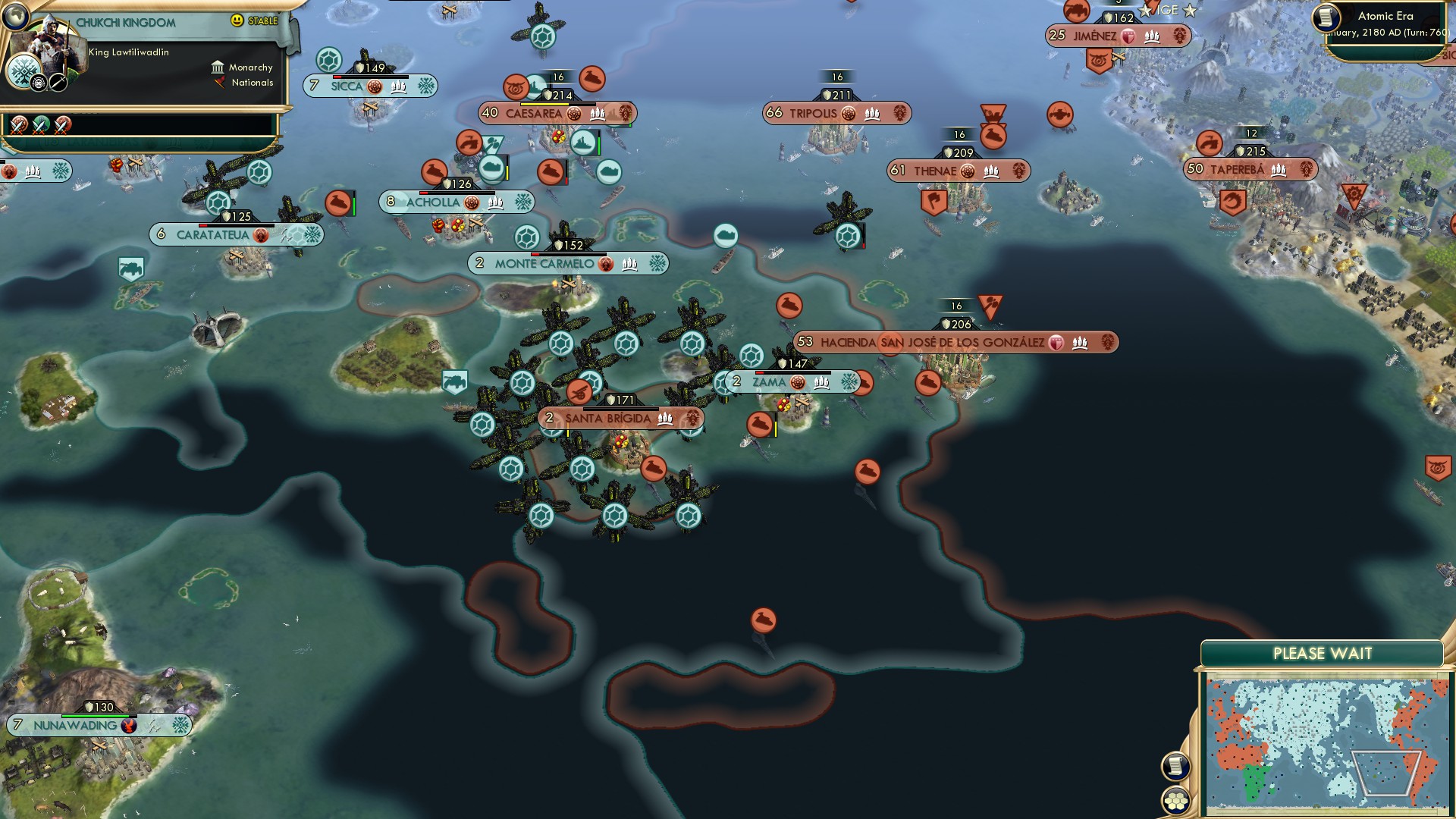CBR In-Game Screenshot of Island Hopping