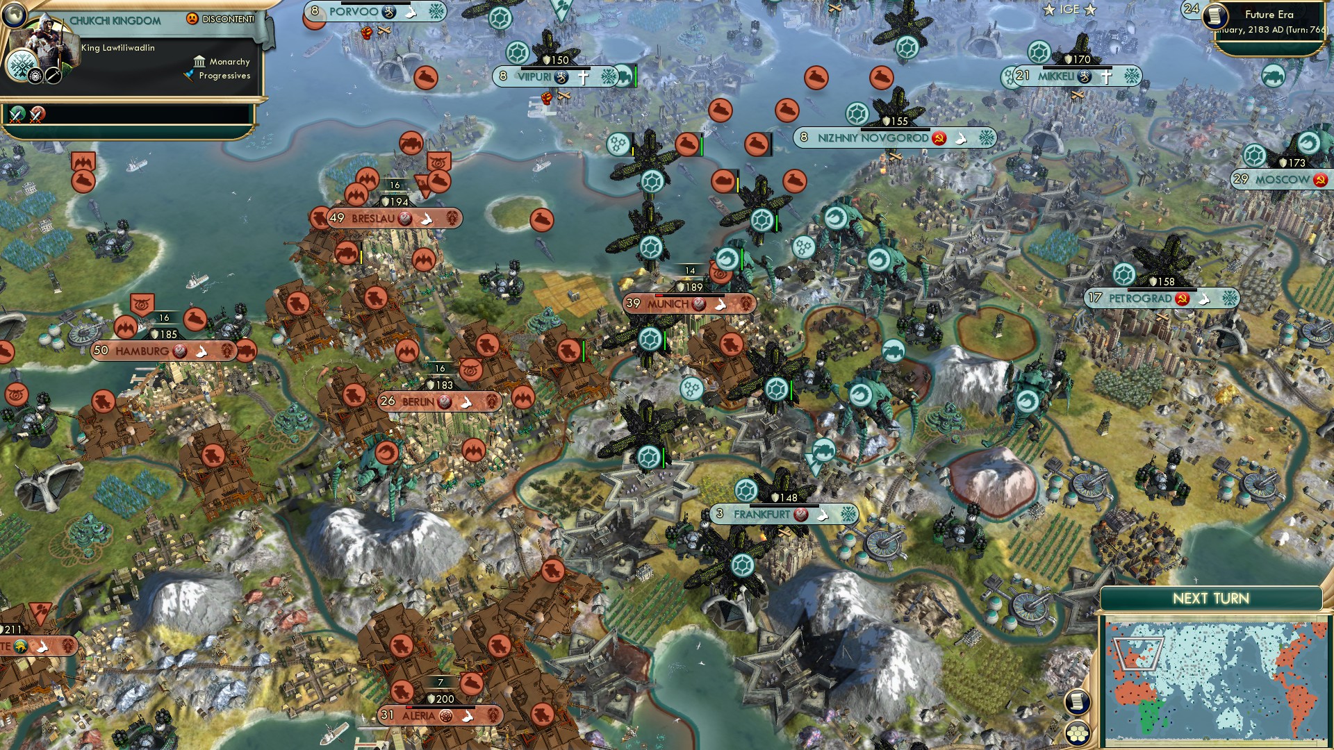 CBR In-Game Screenshot of Stalemate on the Oder