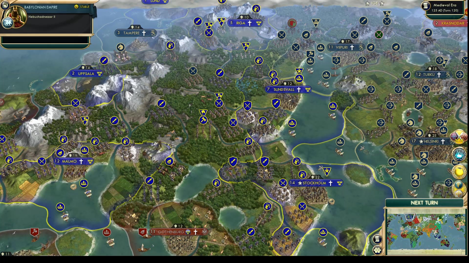 CBR In-Game Screenshot of Onward To The Medieval Era