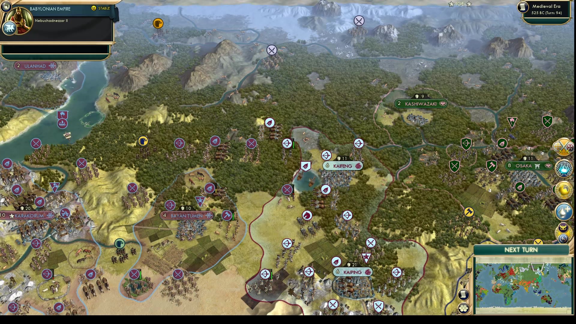 CBR In-Game Screenshot of Siberian Scramble