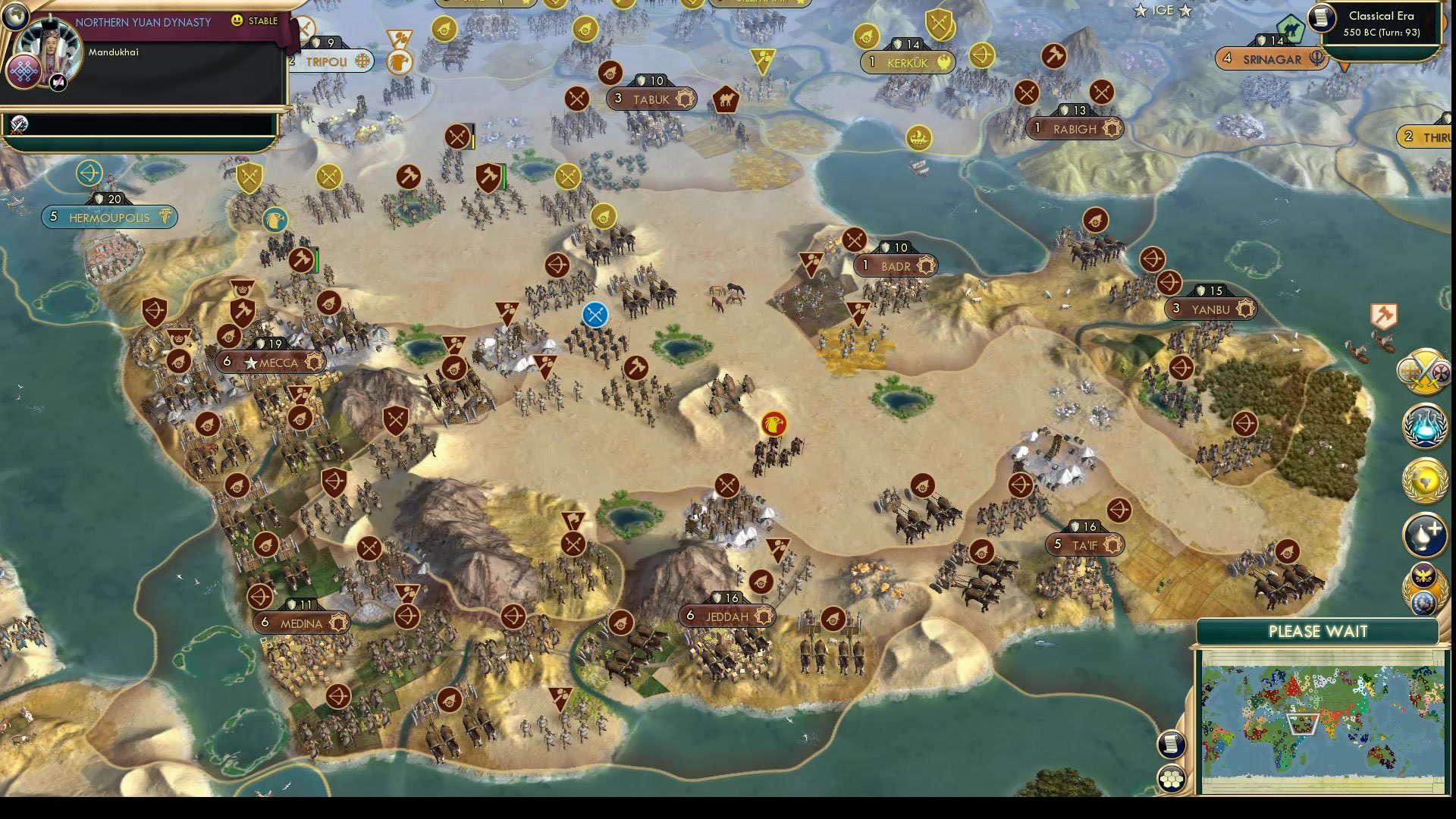 CBR In-Game Screenshot of Ring Around Arabia