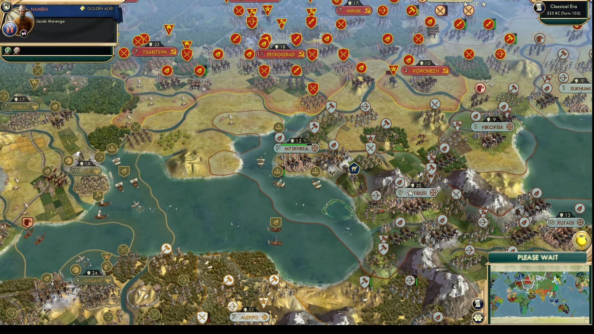 CBR In-Game Screenshot of Pushing Back