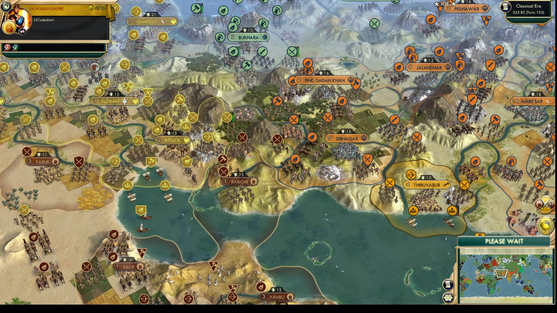 CBR In-Game Screenshot of Hejaz Hostilities