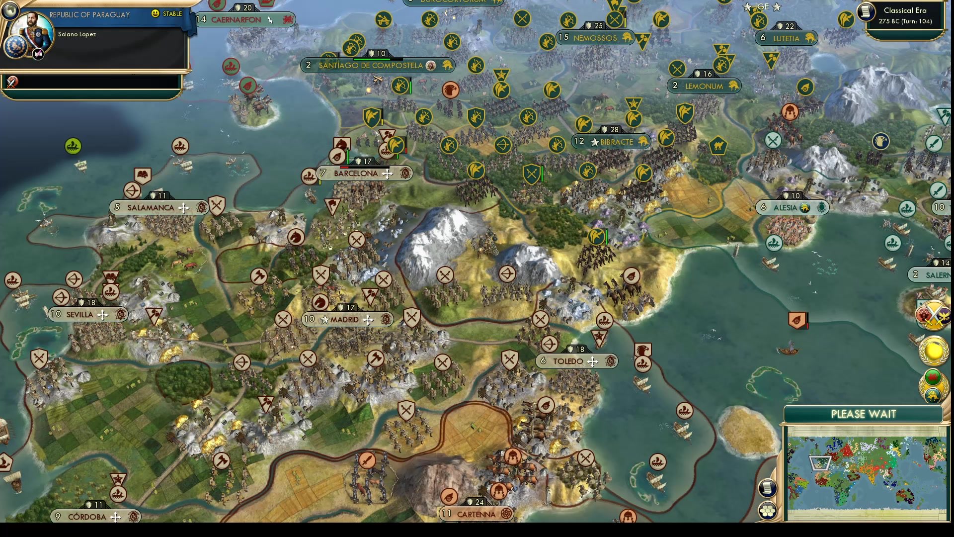 CBR In-Game Screenshot of Gallic Inquisition