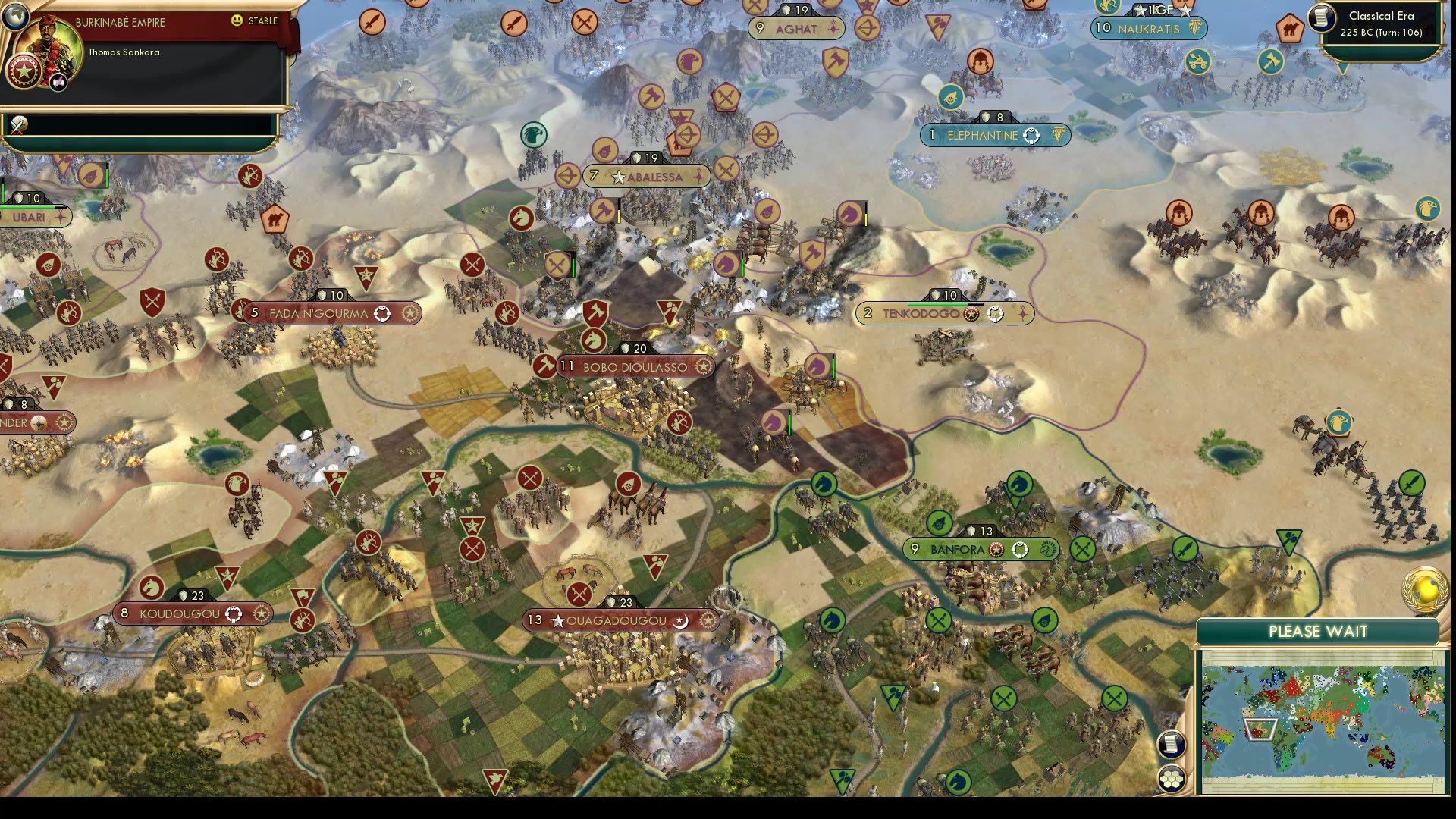 CBR In-Game Screenshot of Desert Dust-up