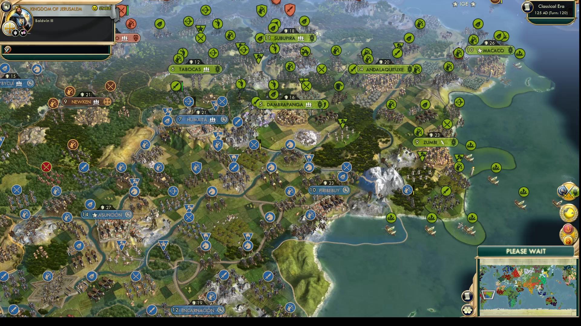 CBR In-Game Screenshot of Rumble in the Jungle