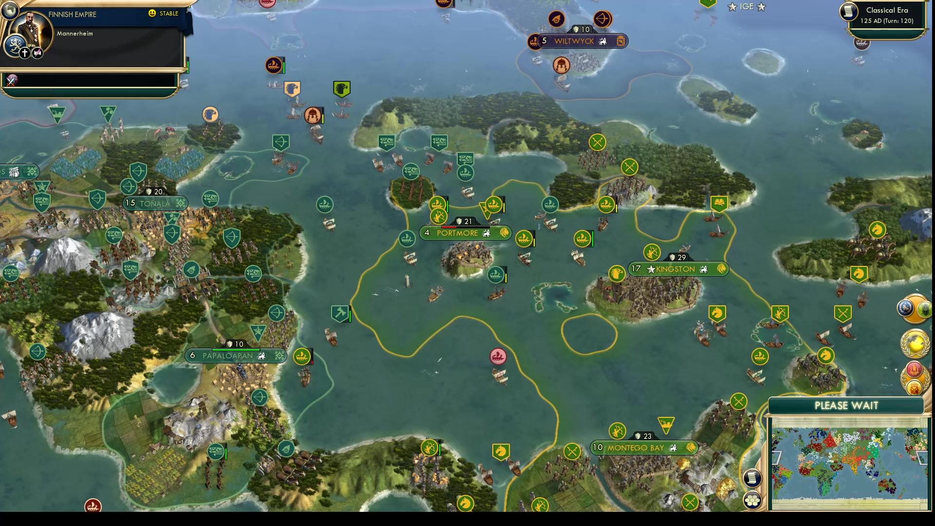 CBR In-Game Screenshot of Colossal Headway