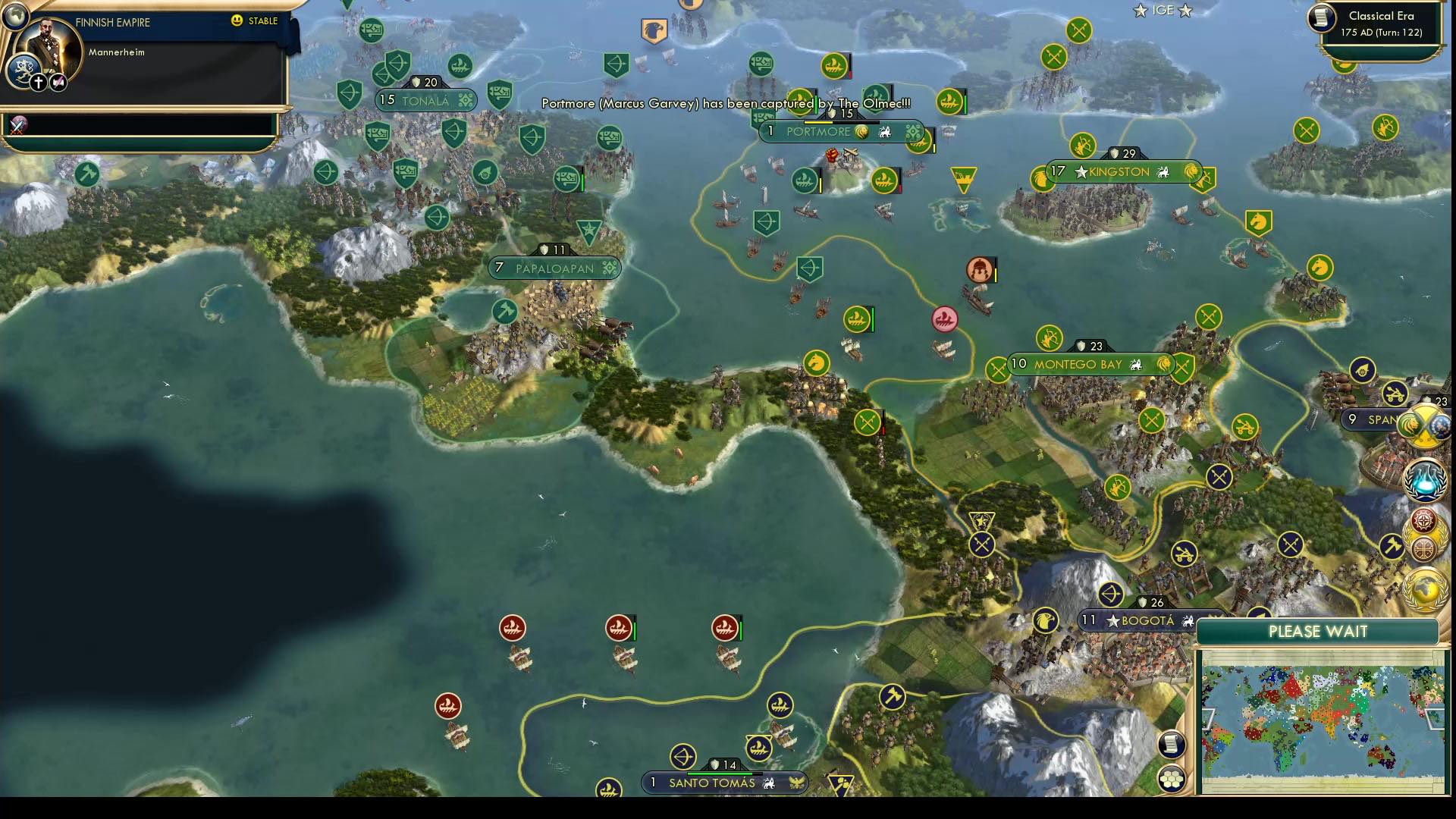 CBR In-Game Screenshot of The Olmecs getting more ports