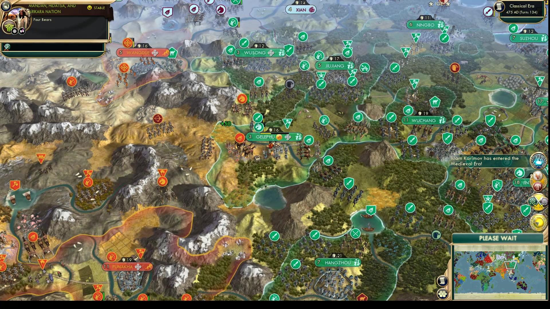 CBR In-Game Screenshot of The fall of Gelephu