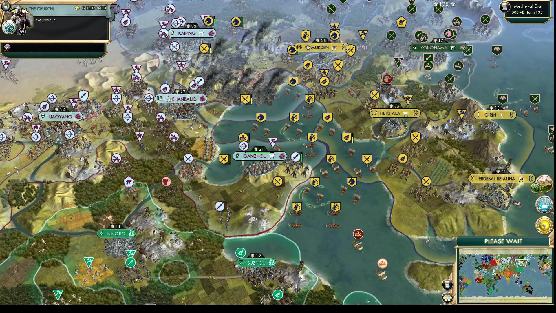 CBR In-Game Screenshot of The Ganzhou turnaround