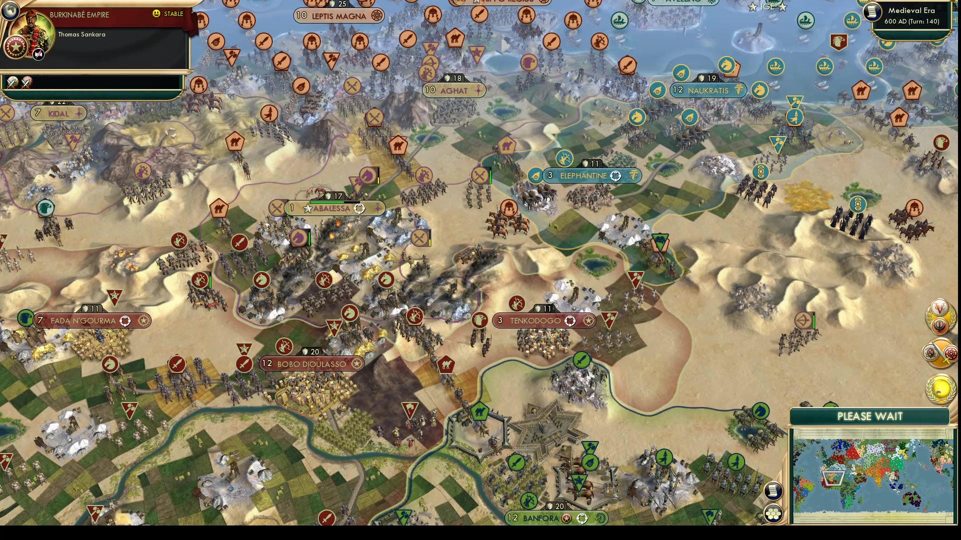 CBR In-Game Screenshot of Hold the sandy line!