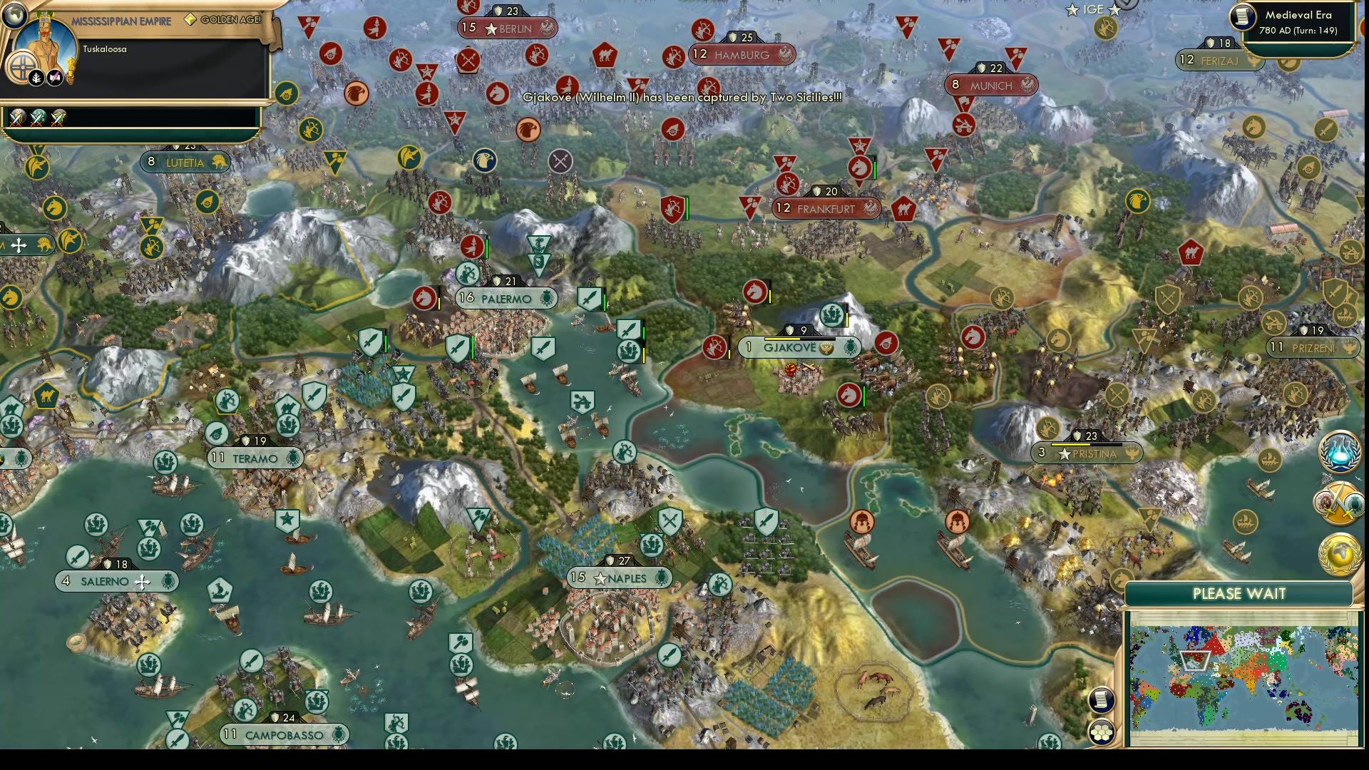CBR In-Game Screenshot of The powder keg of Europe