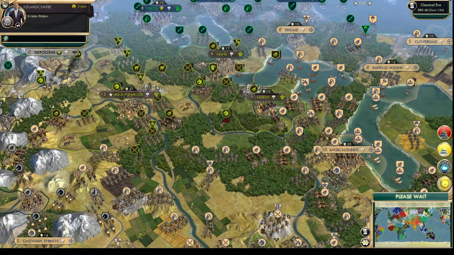 CBR In-Game Screenshot of Best civ in America btw
