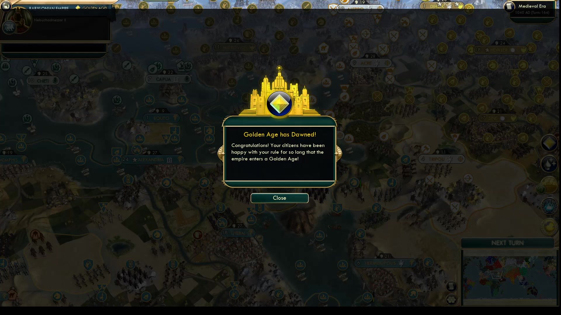 CBR In-Game Screenshot of Cheers from the sub