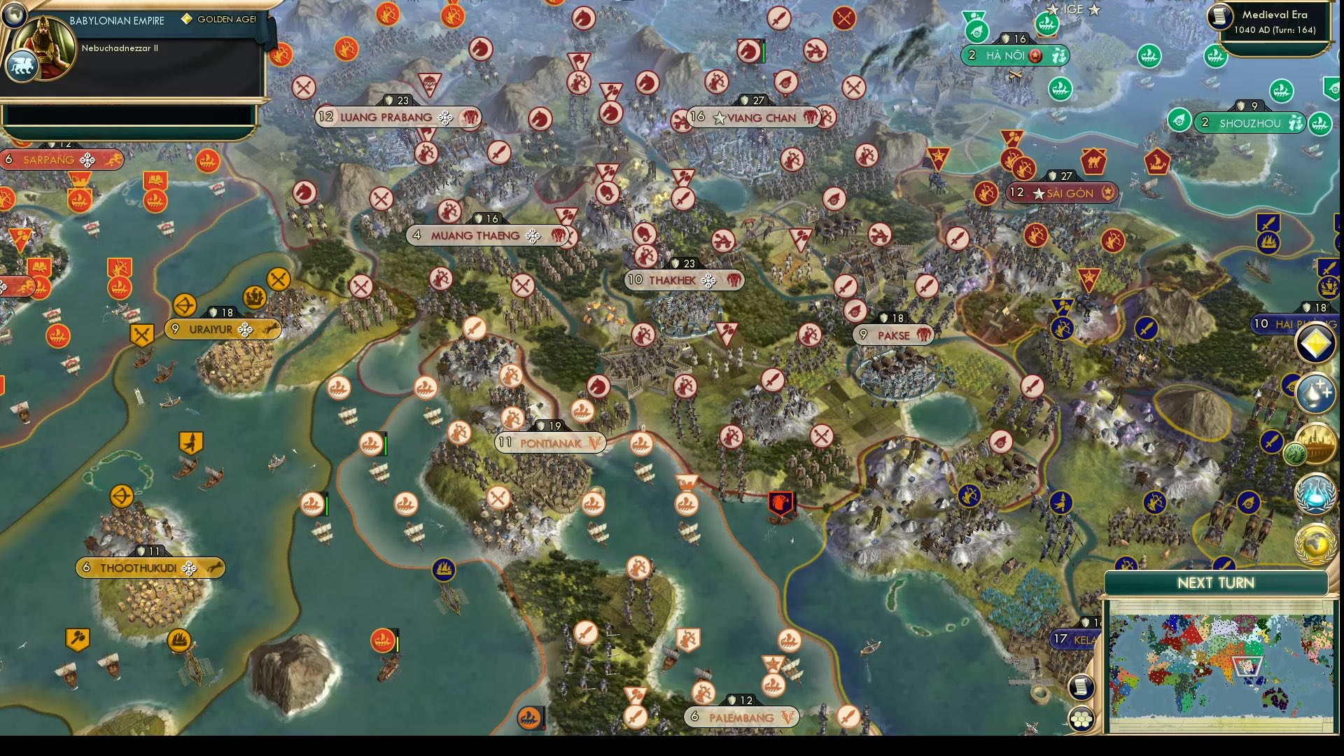 CBR In-Game Screenshot of Surrounded and blocked