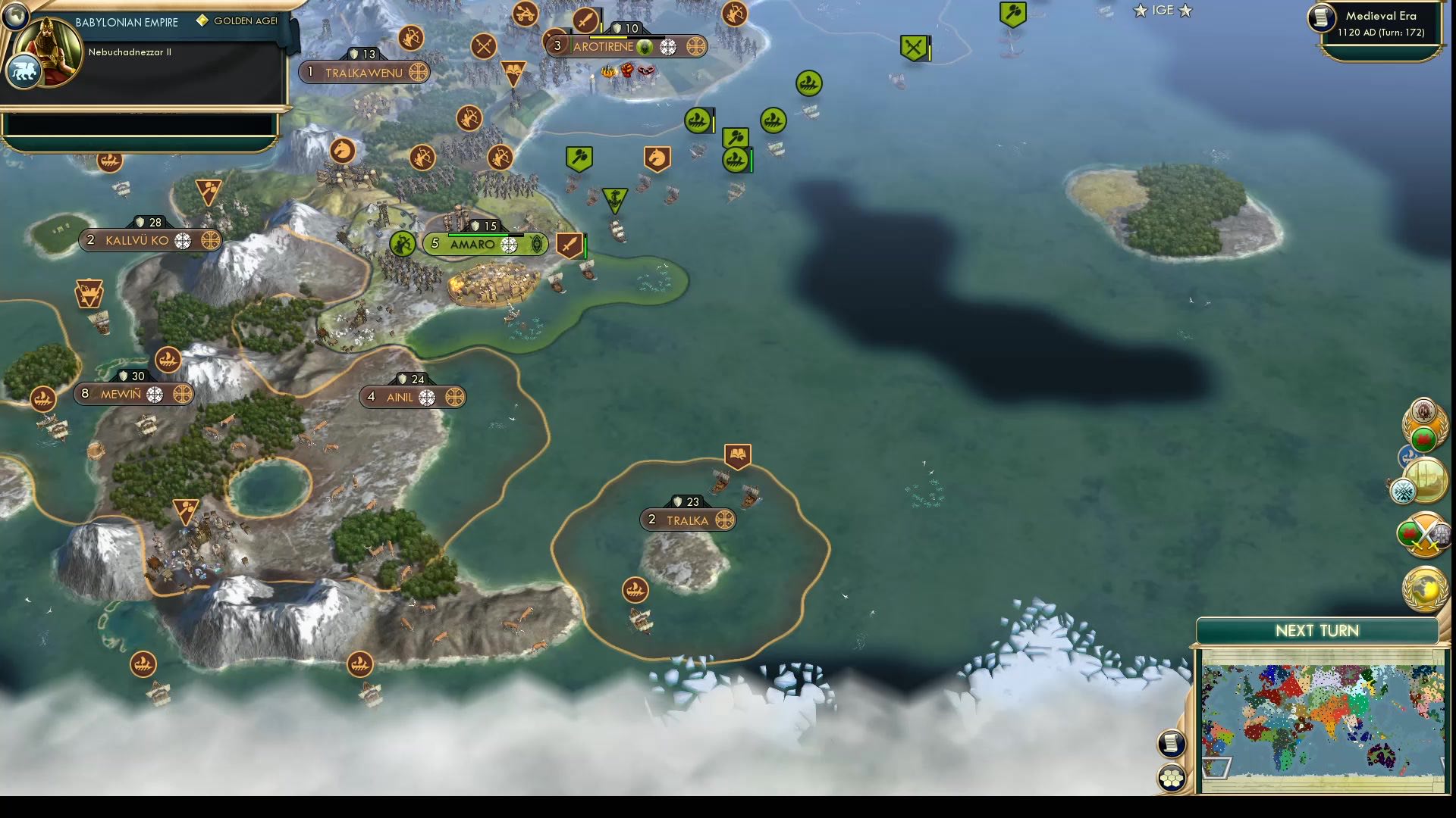 CBR In-Game Screenshot of Tango music stops