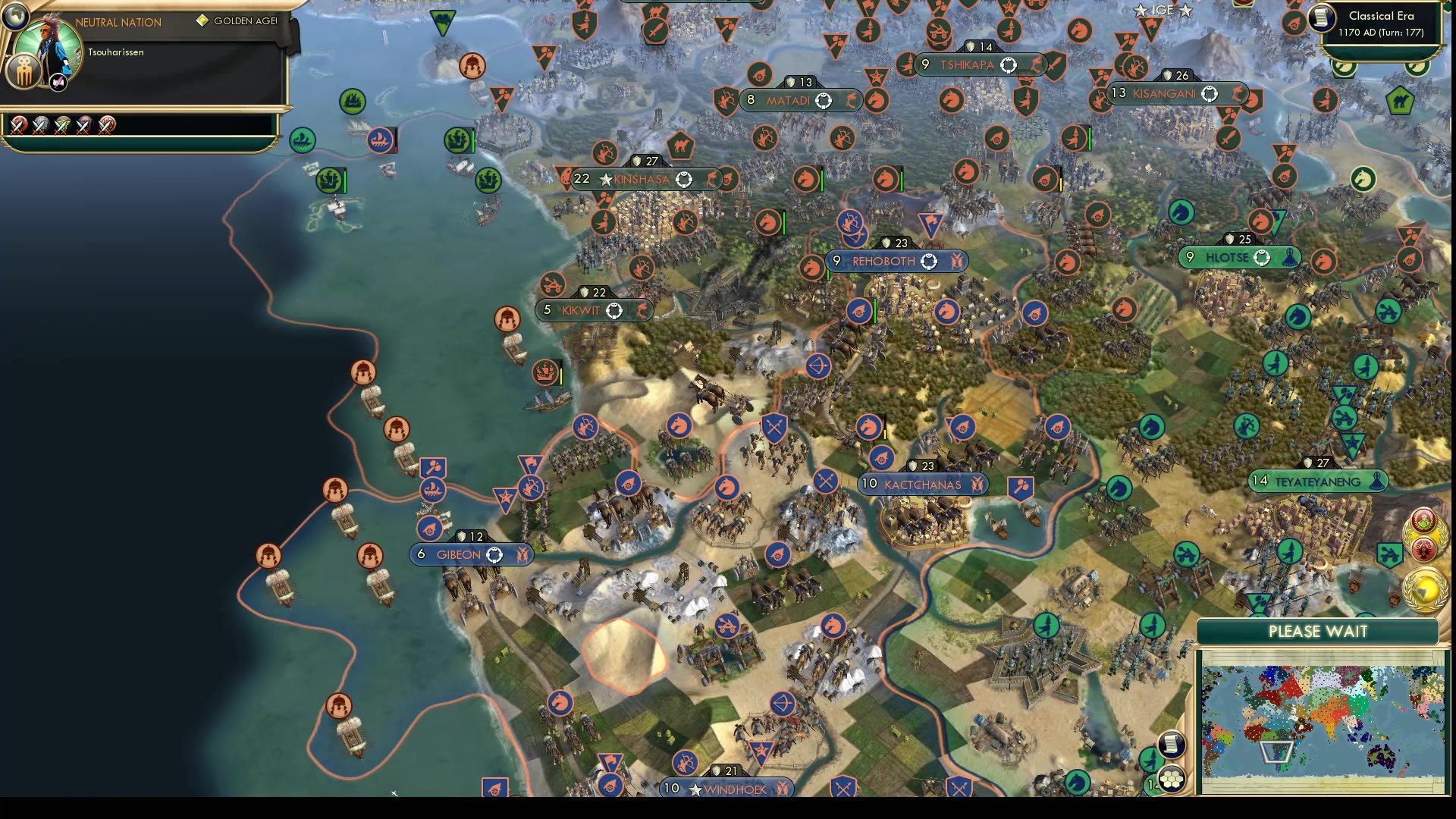 CBR In-Game Screenshot of Handshaking the early game