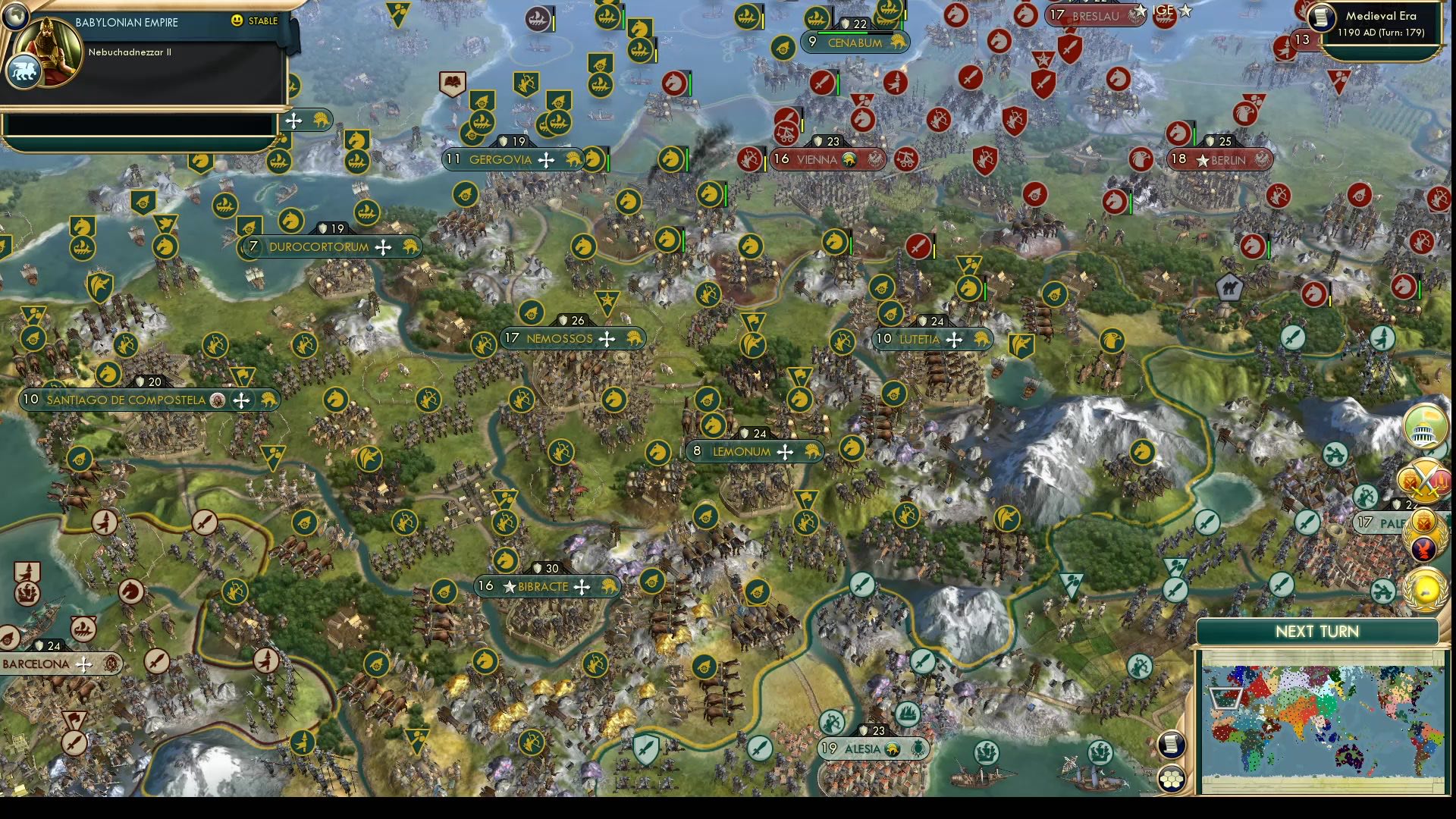 CBR In-Game Screenshot of Powerhouses in action