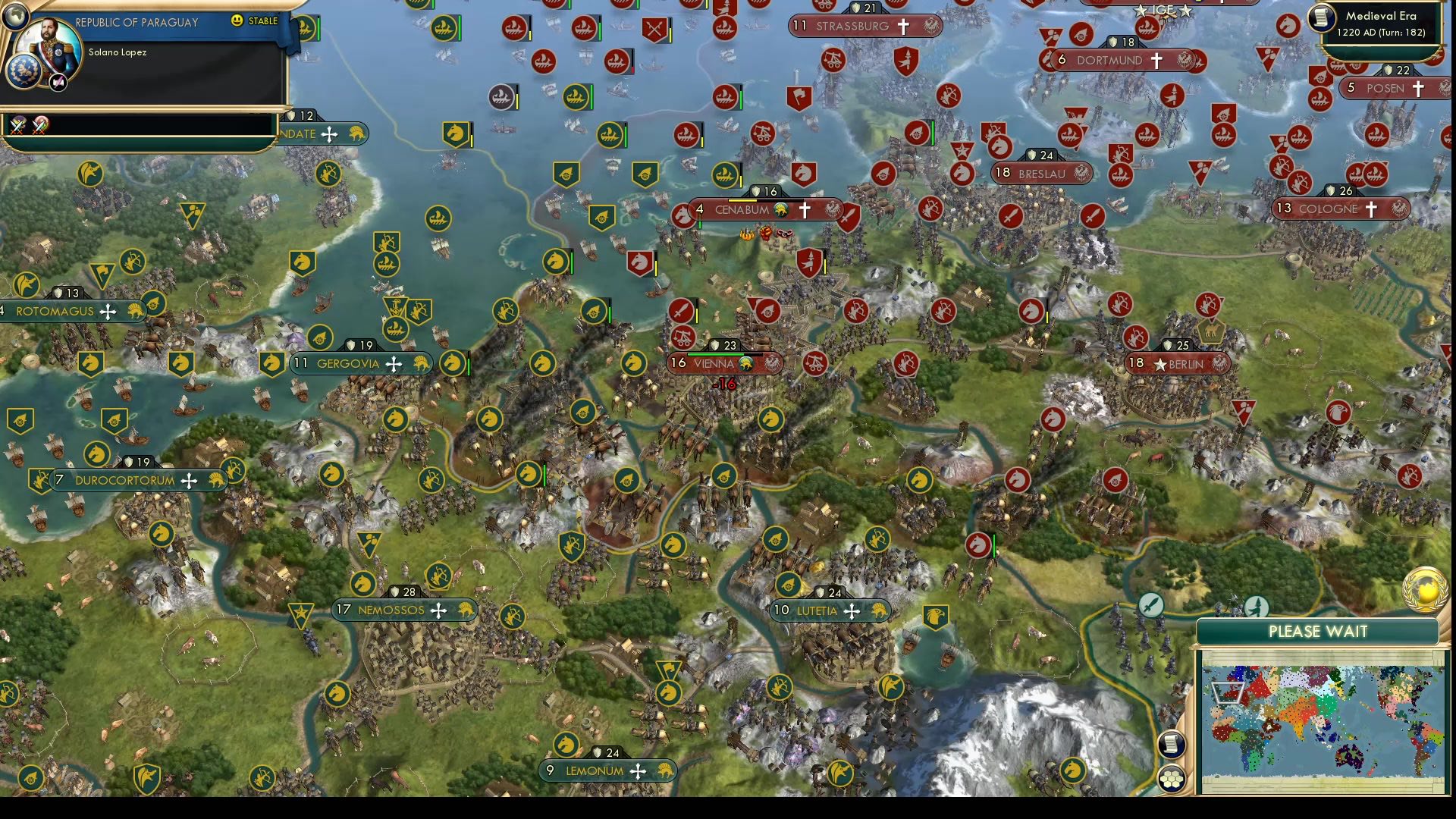 CBR In-Game Screenshot of The Blow-for-Blow Countries