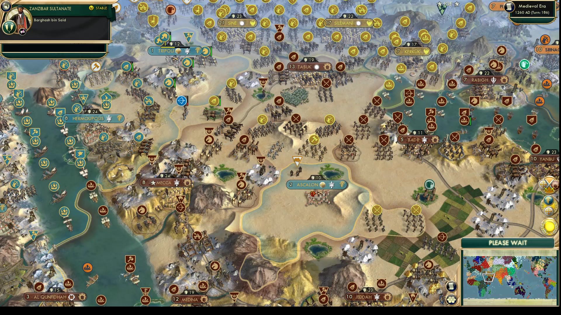 CBR In-Game Screenshot of Ascalone in the Desert