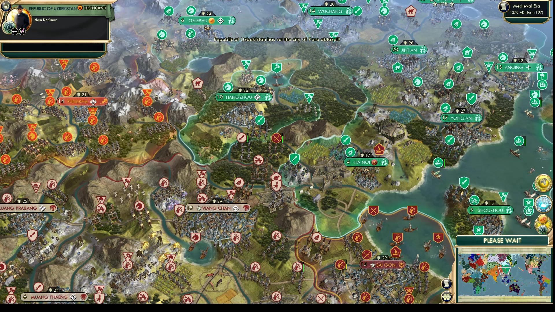 CBR In-Game Screenshot of Fighting for Scraps