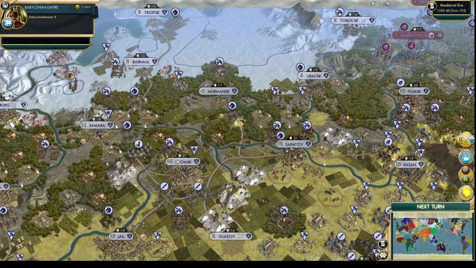 CBR In-Game Screenshot of Provisional All-Roads Government