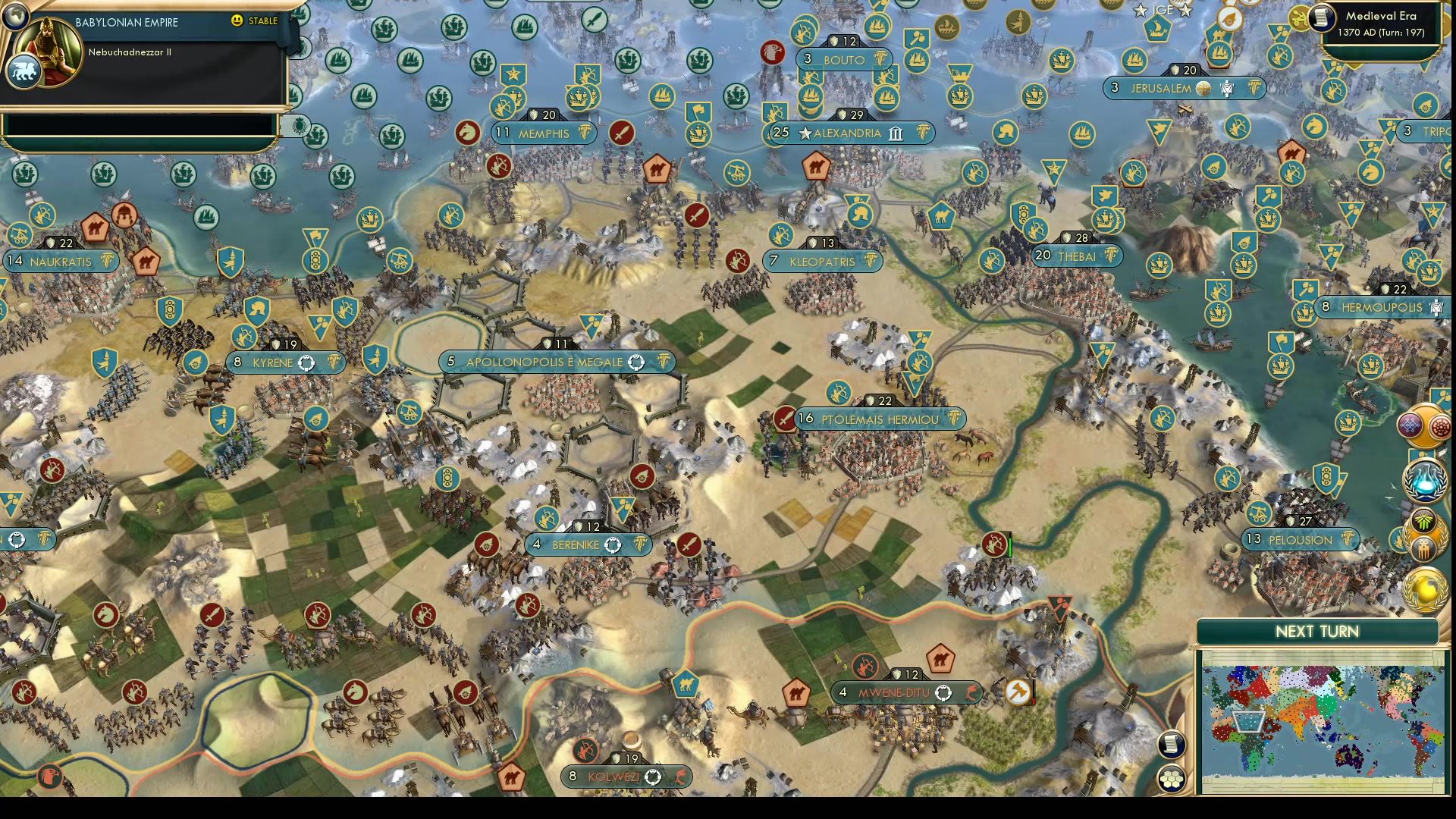 CBR In-Game Screenshot of Egyptomania