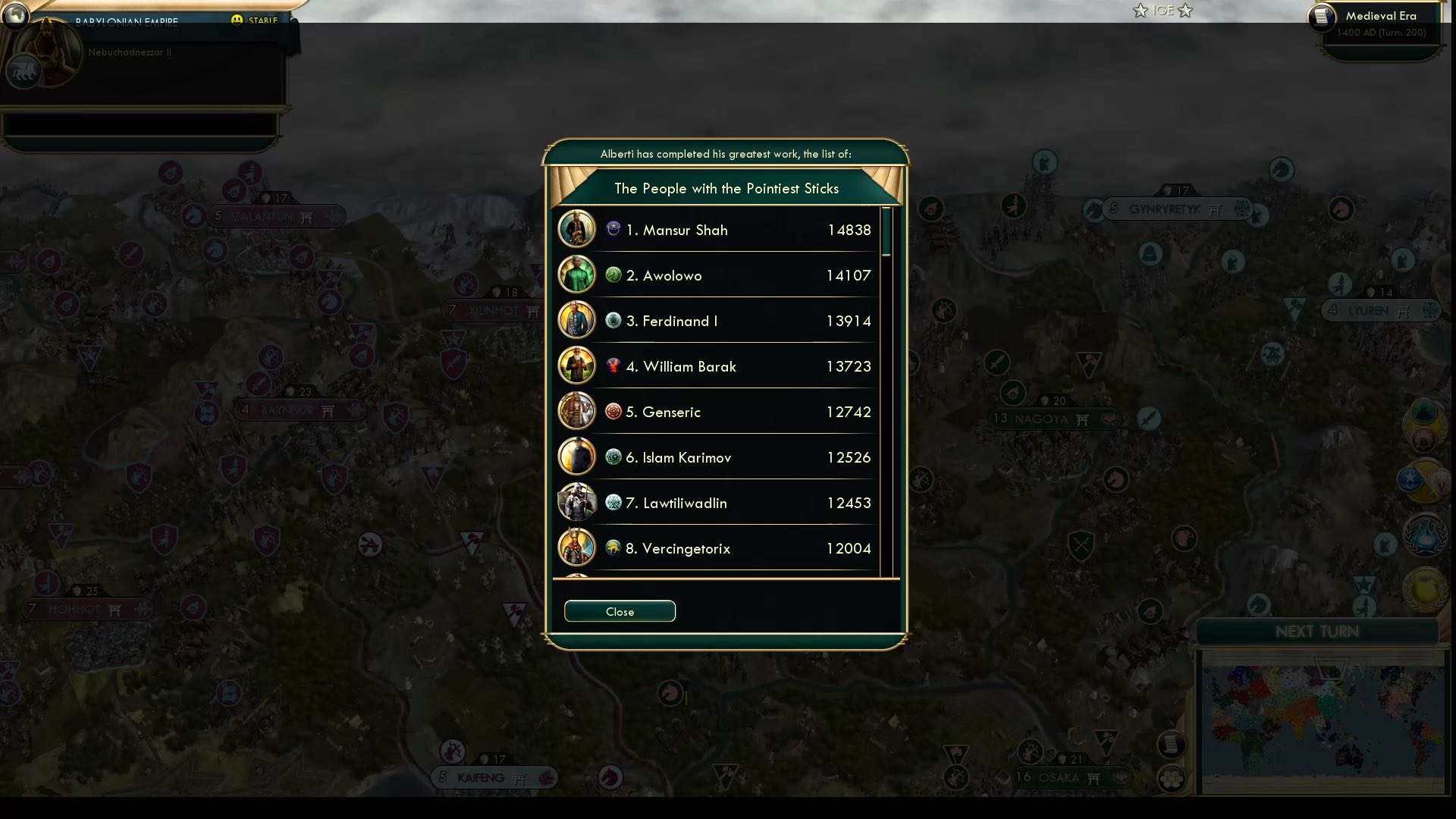 CBR In-Game Screenshot of On Pointing