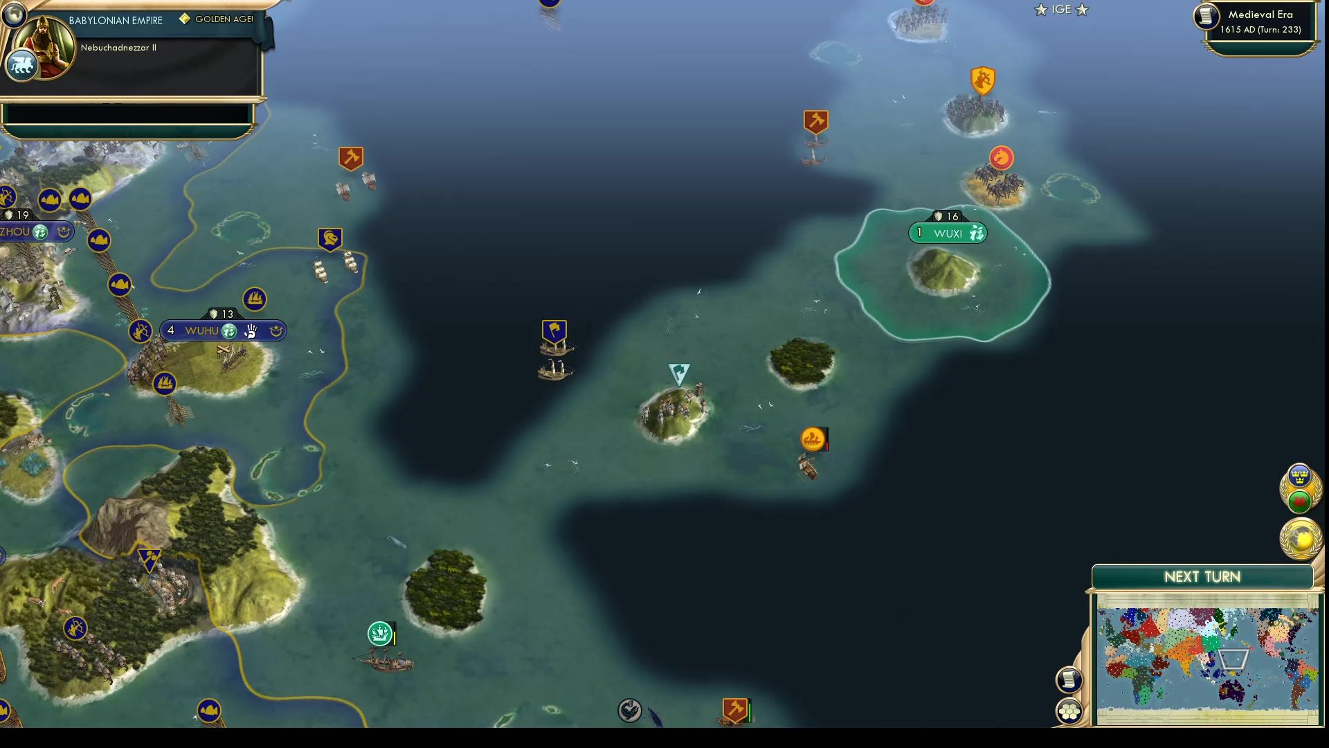 CBR In-Game Screenshot of Island Hopping