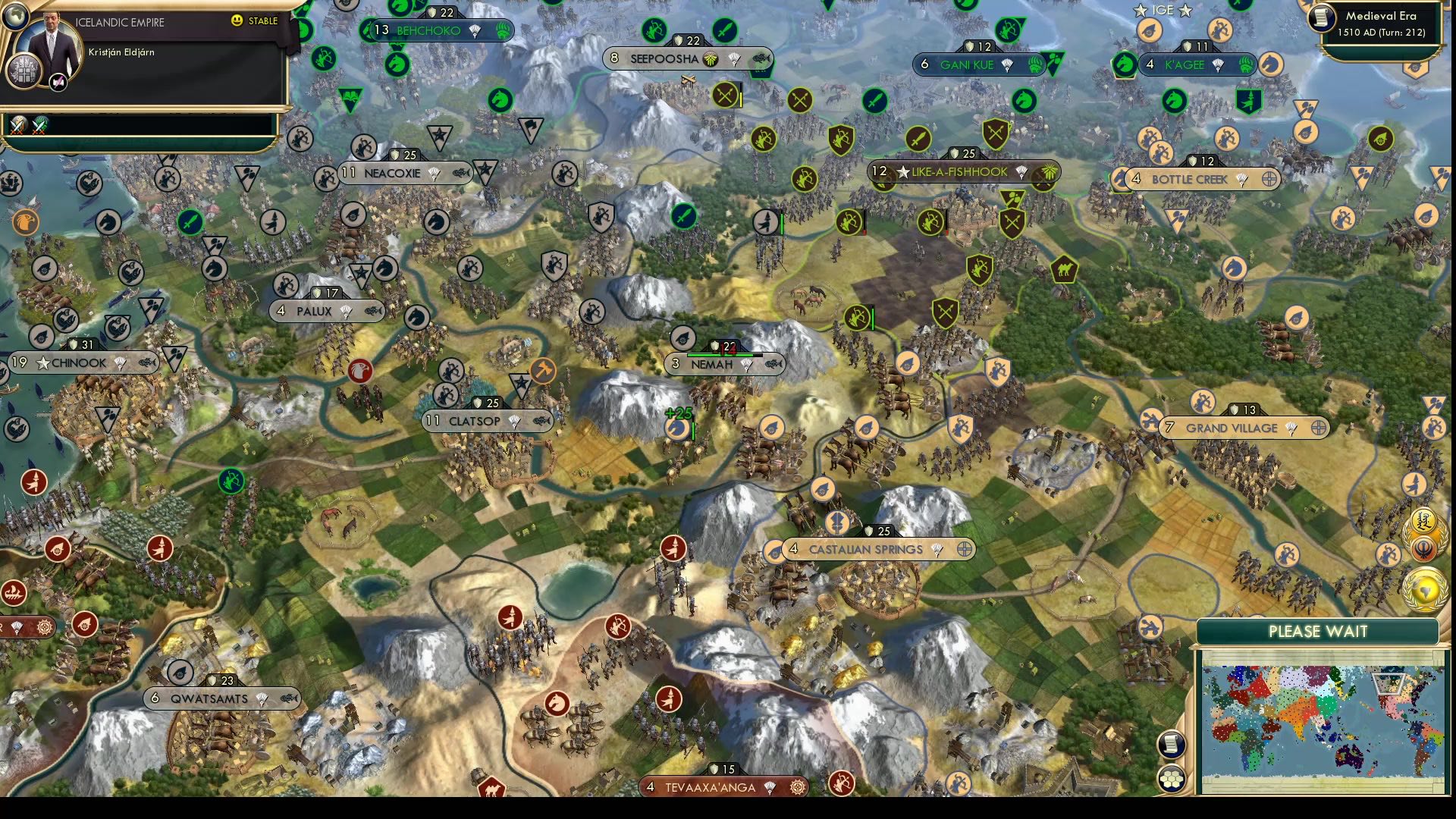 CBR In-Game Screenshot of Three Tribes/One Cup