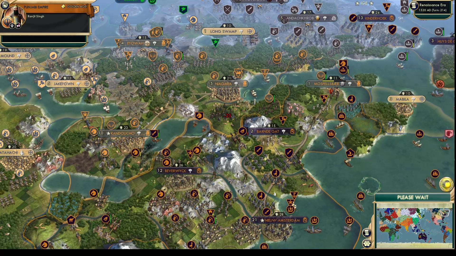 CBR In-Game Screenshot of Chieftain Difficulty