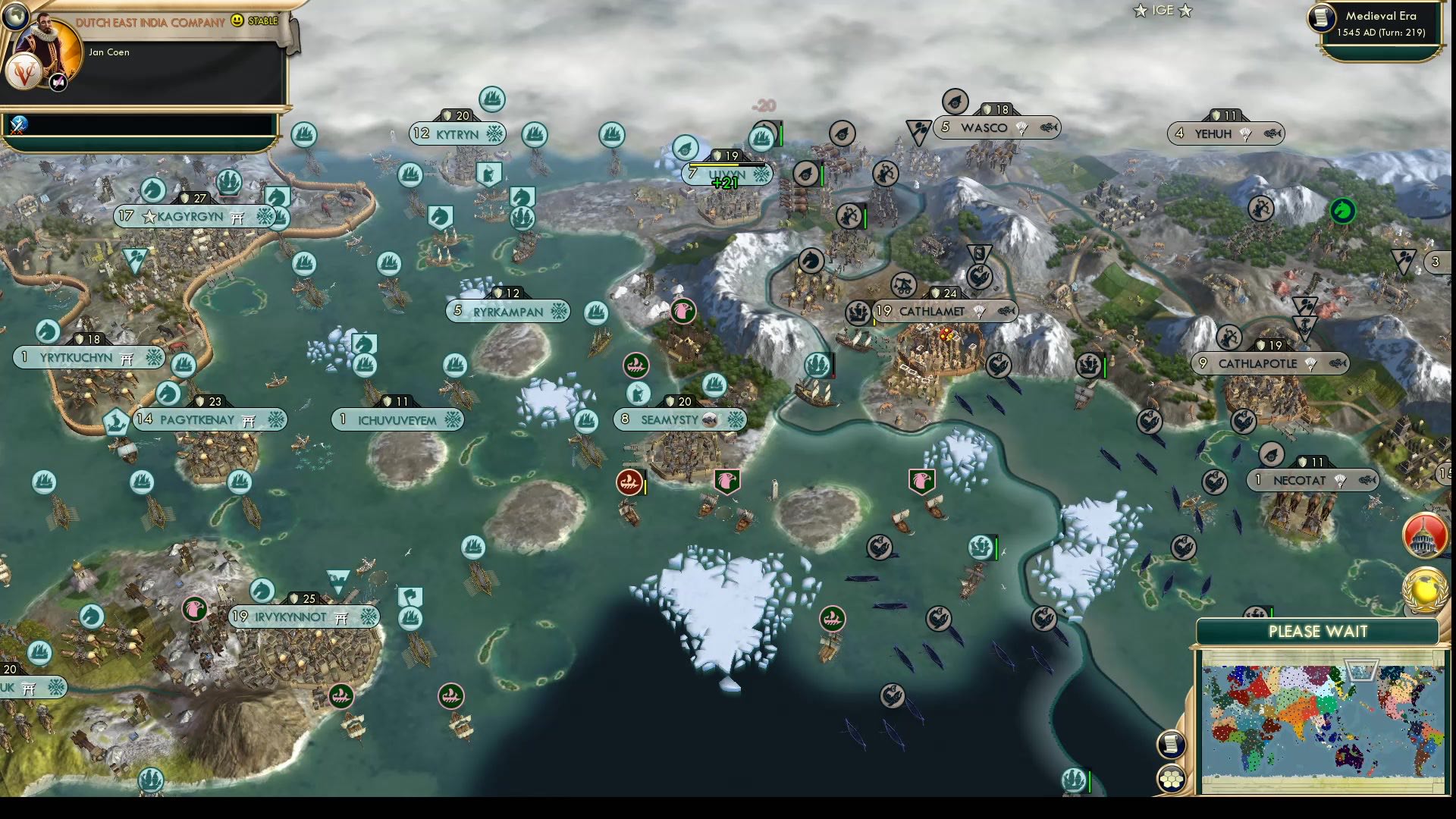 CBR In-Game Screenshot of Bering Down