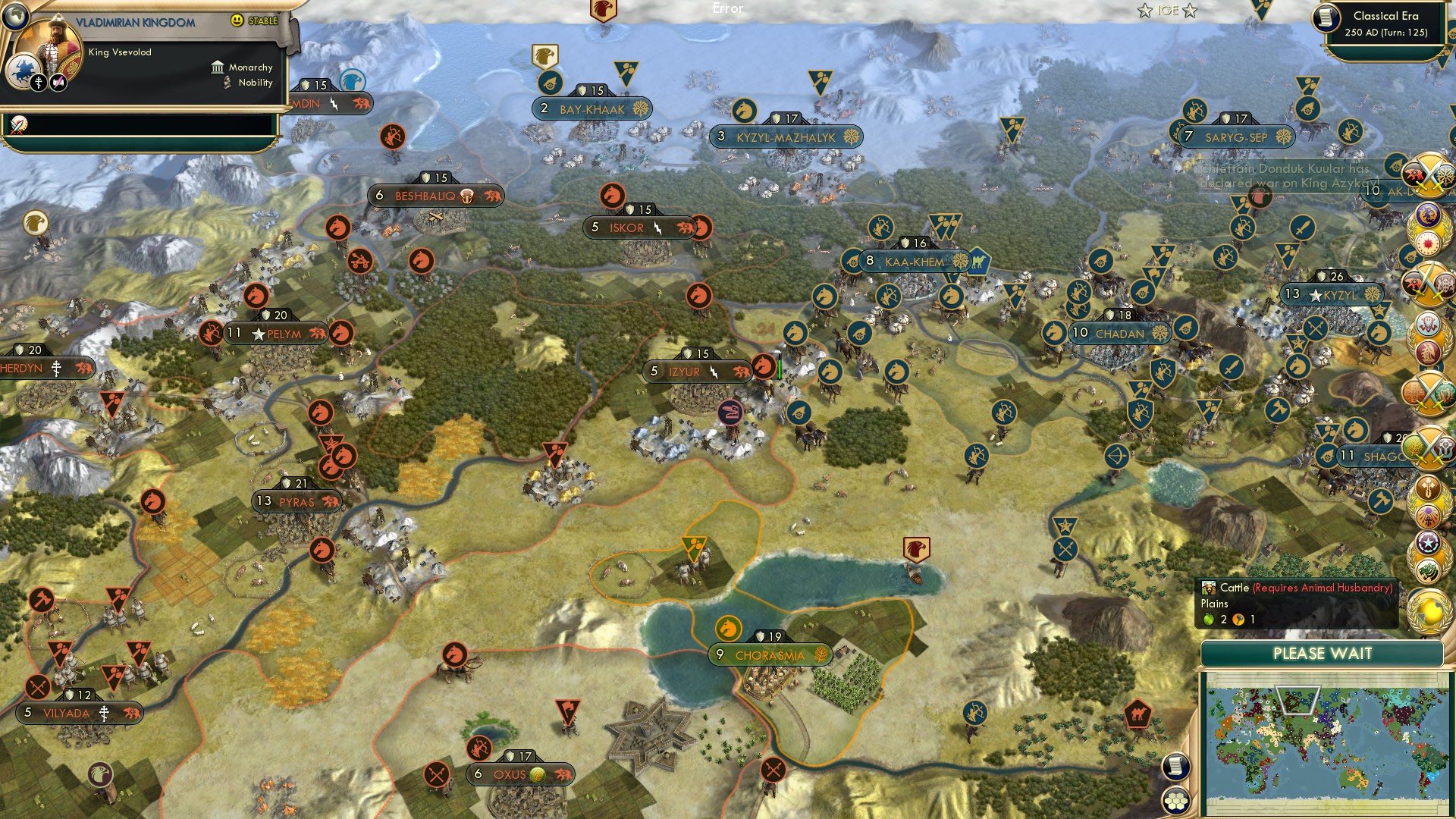 CBR In-Game Screenshot of A Bear Beset: Tuva Invades The Permians