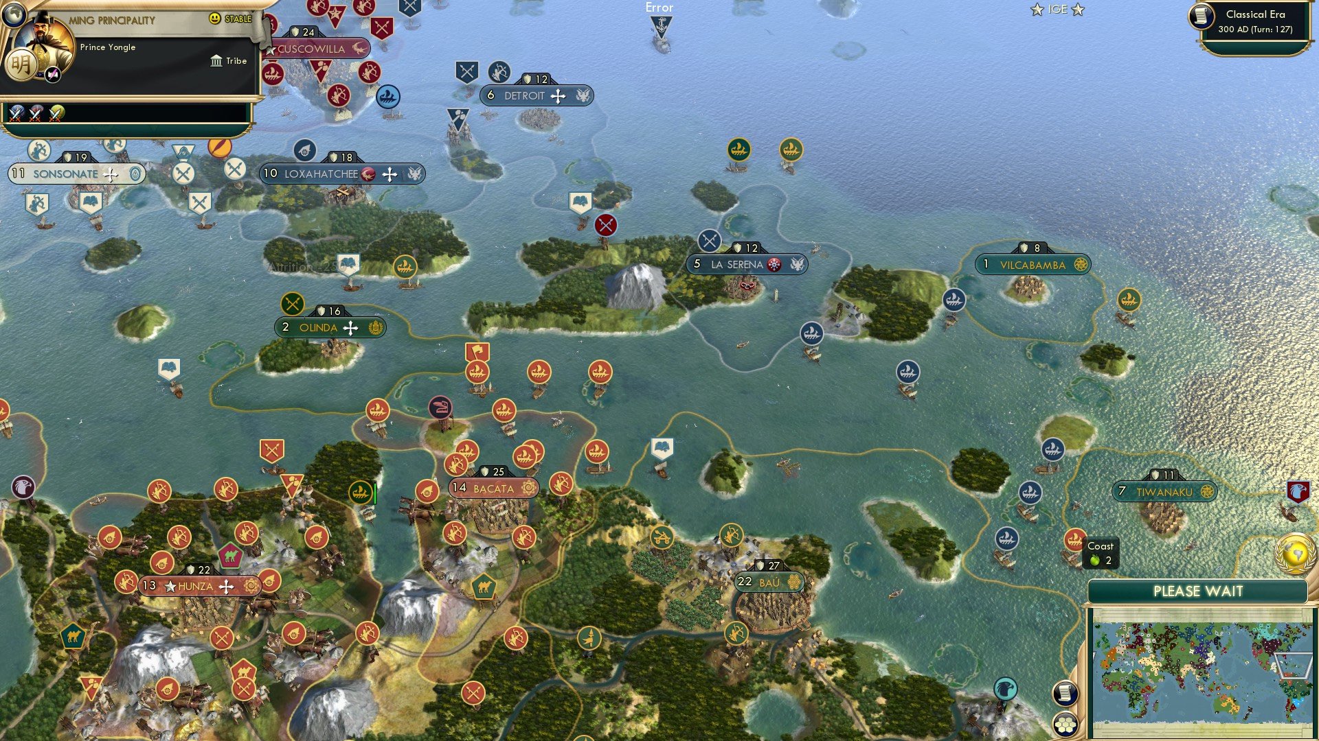 CBR In-Game Screenshot of Vil - ca - bamba (to the tune of La Bamba)