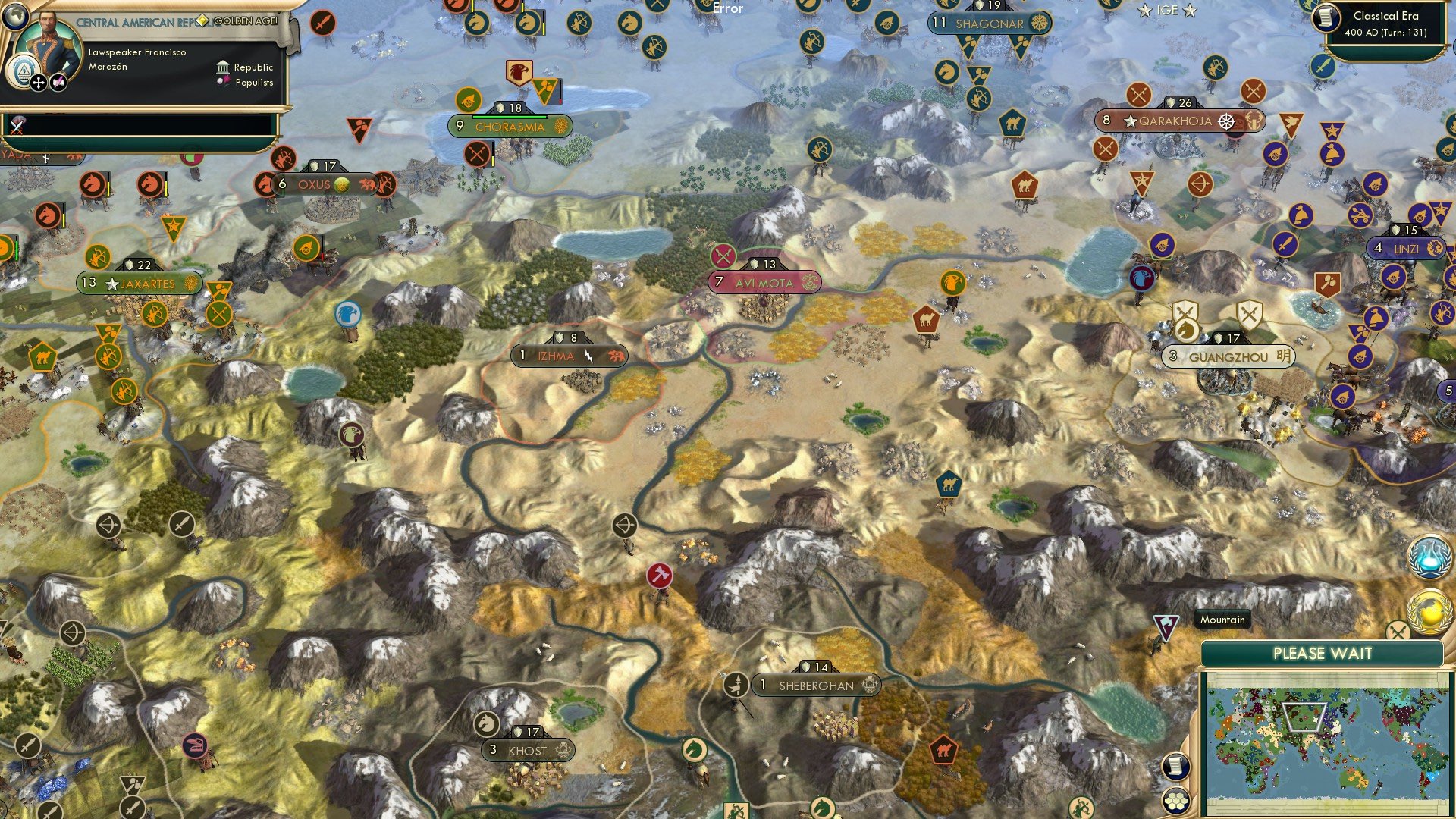 CBR In-Game Screenshot of A Painted Desert