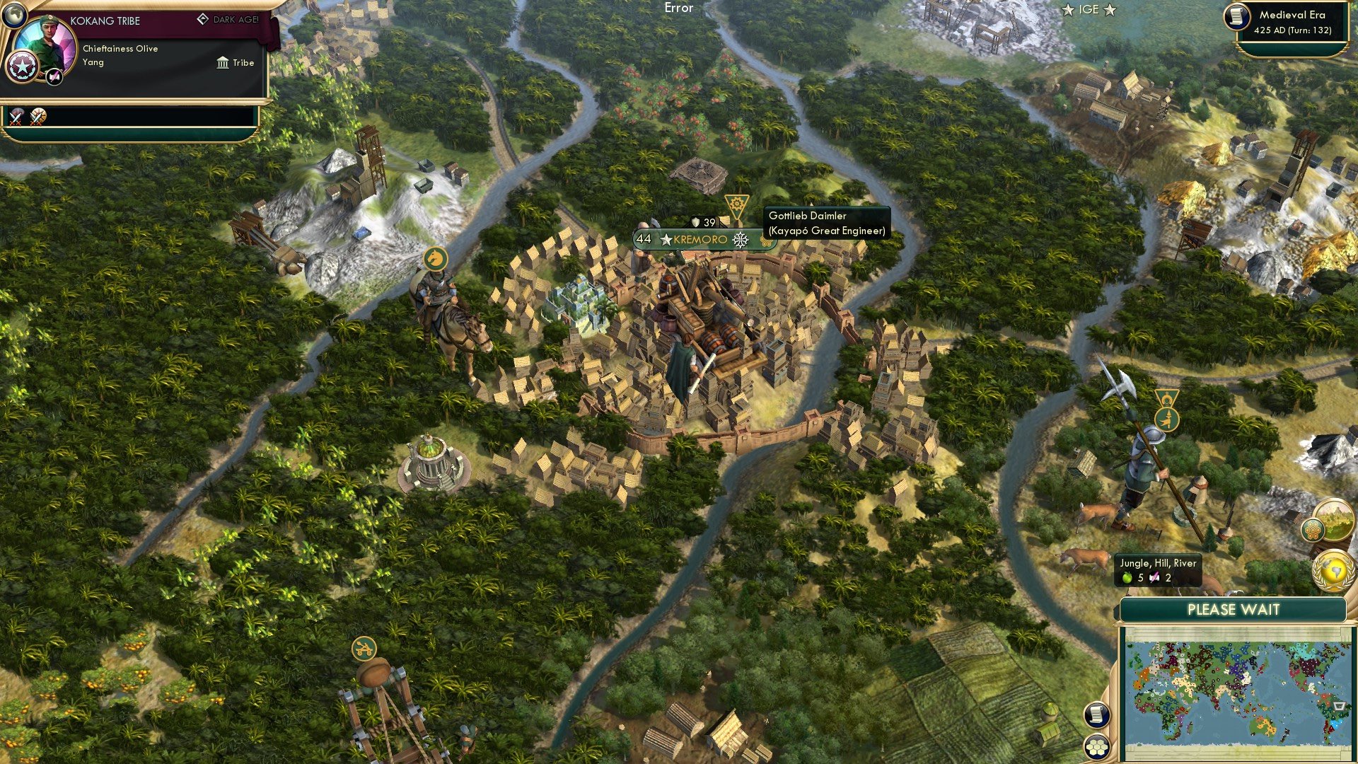 CBR In-Game Screenshot of A Wonder Building Engine