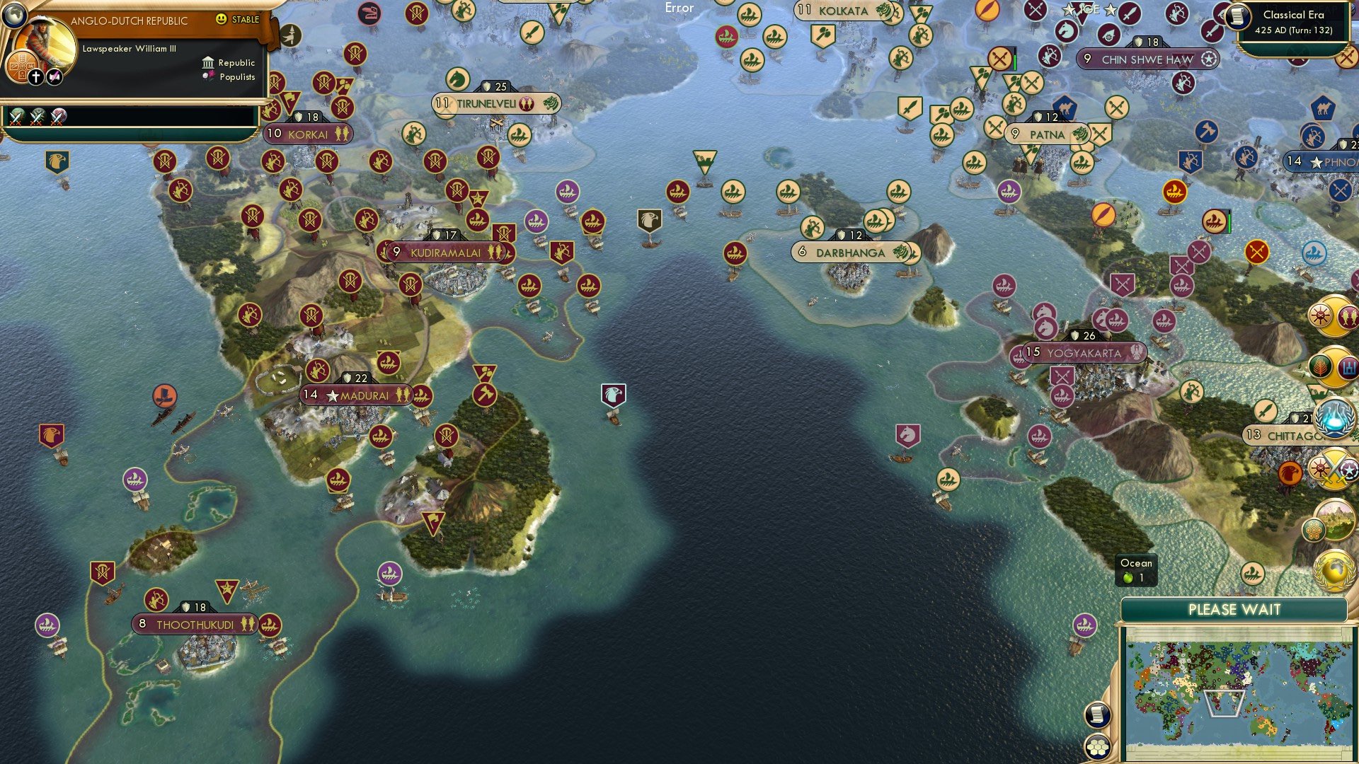 CBR In-Game Screenshot of Sri Pada Planning Pandering Pandya