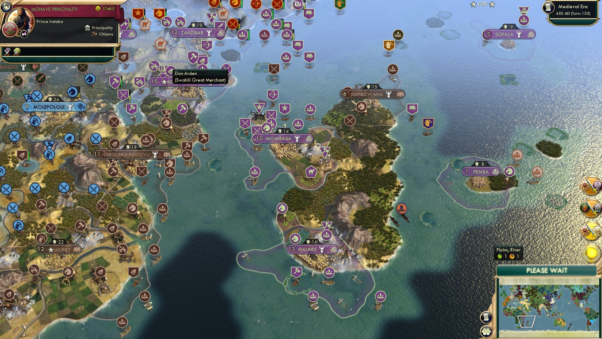 CBR In-Game Screenshot of Whole Lot of Settlin’ Going On