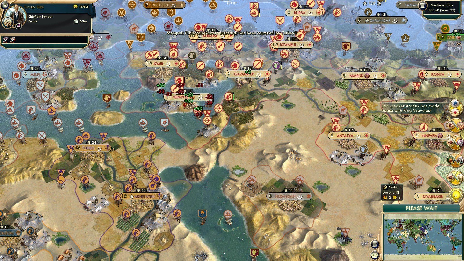 CBR In-Game Screenshot of When I Was Walking Back Into Memphis