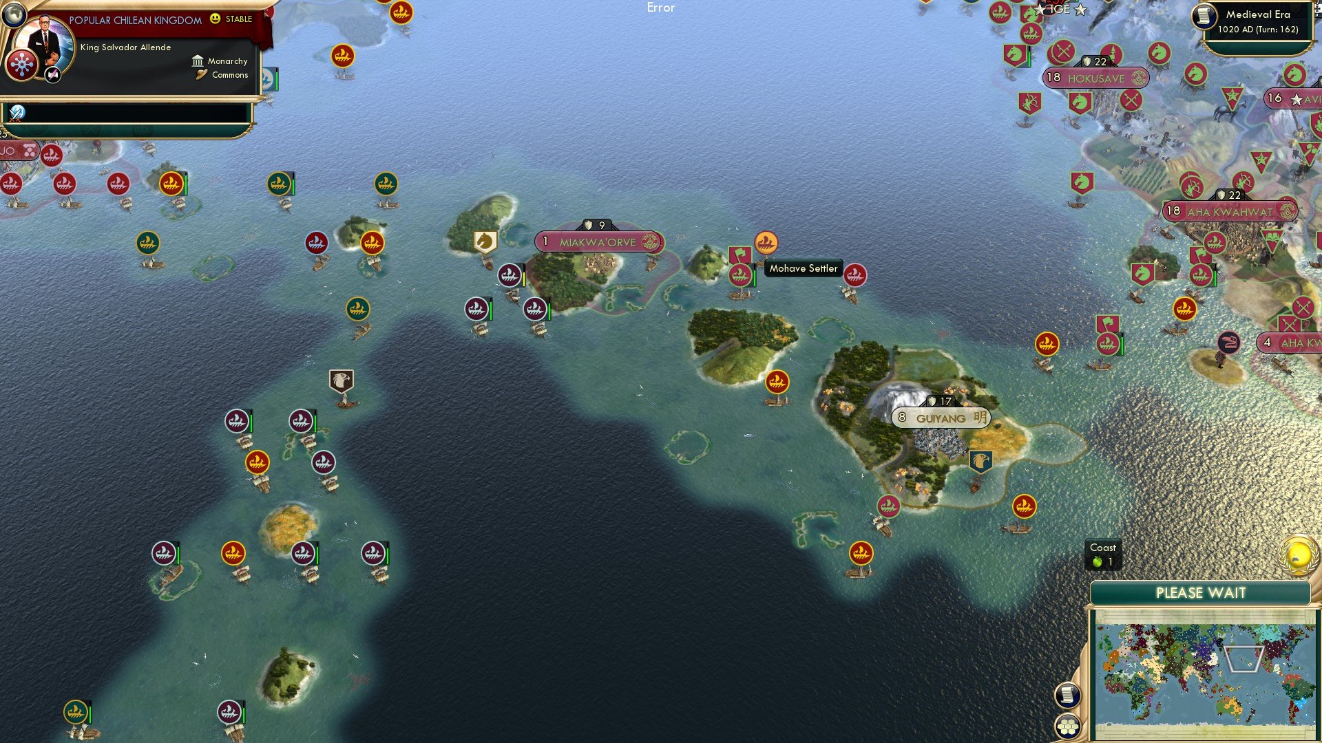 CBR In-Game Screenshot of Hawaii desu~