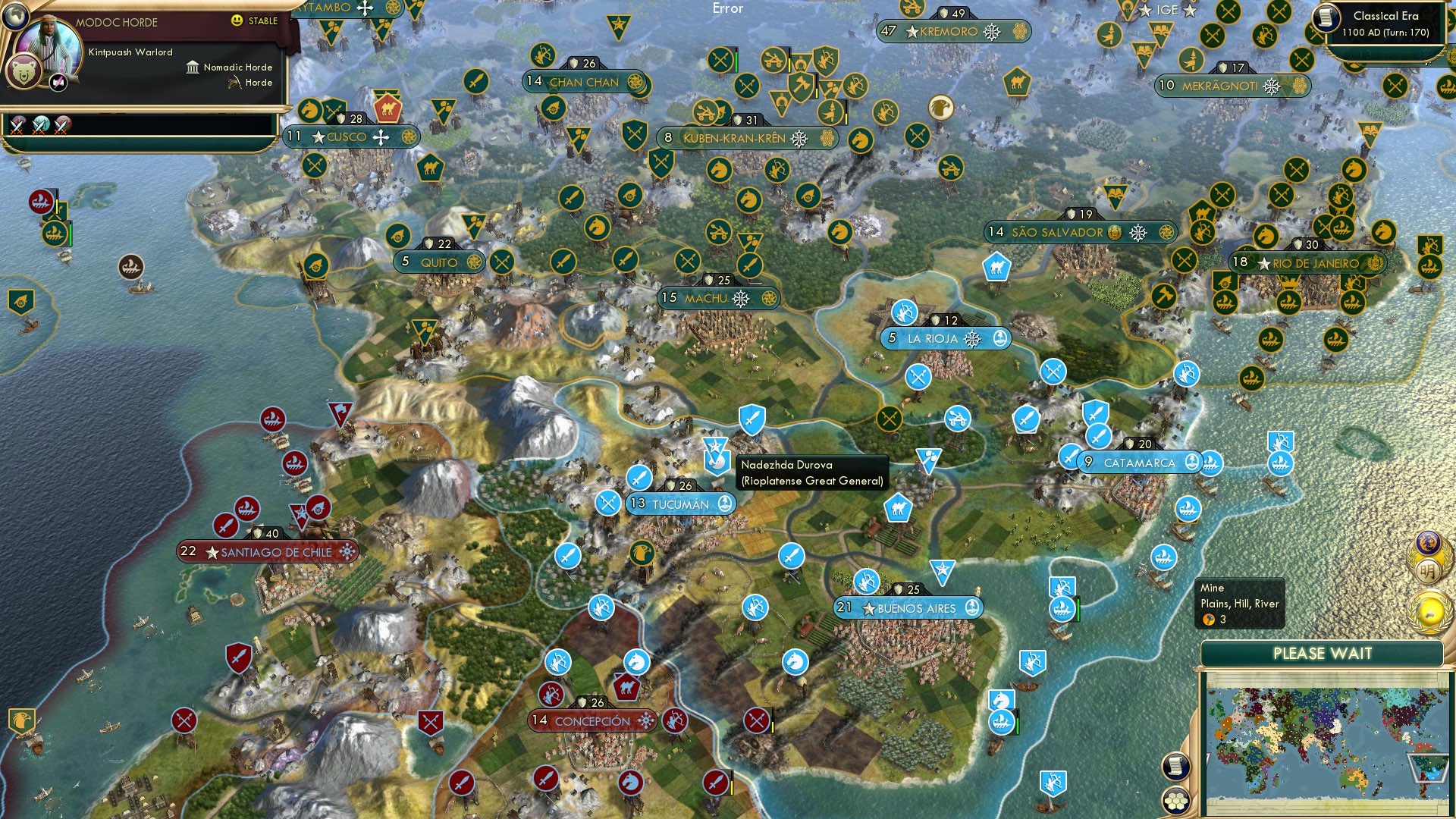 CBR In-Game Screenshot of Two Wars, One Continent