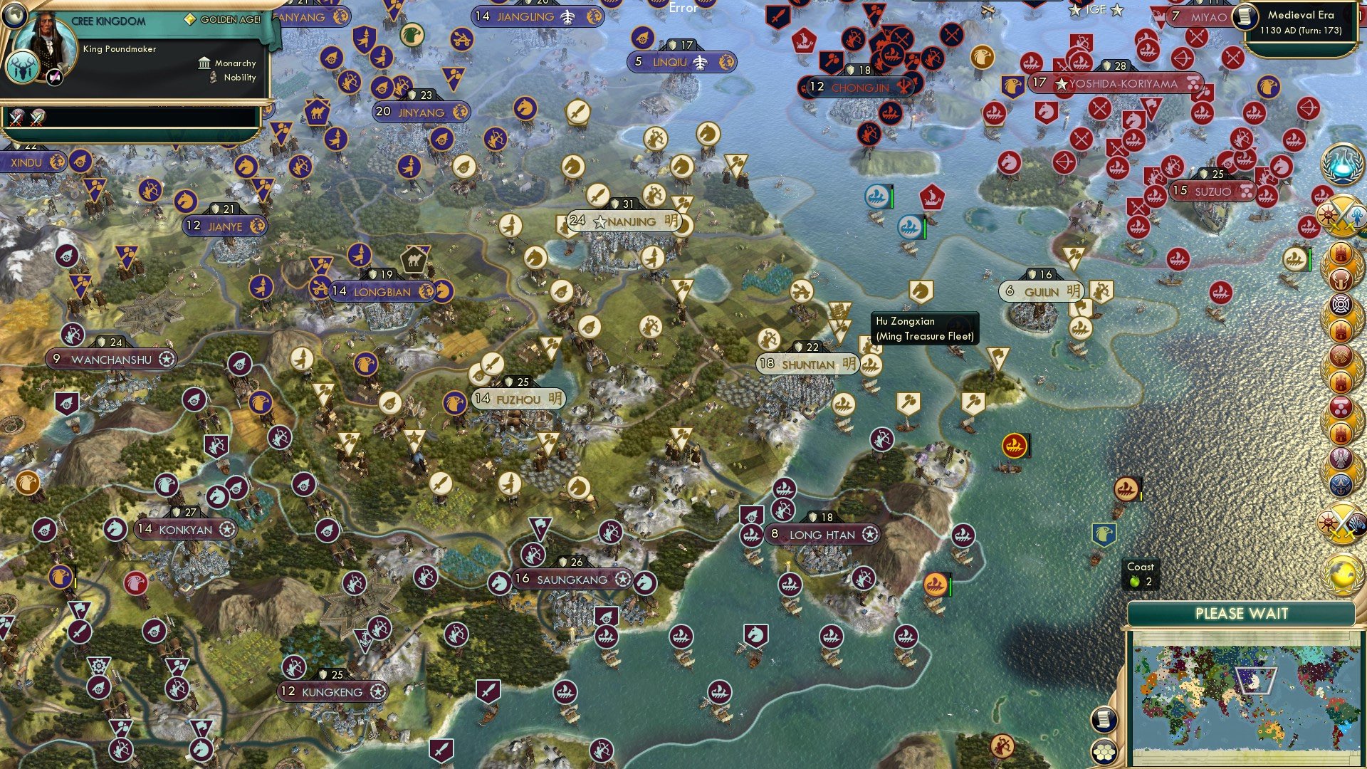 CBR In-Game Screenshot of The real Treasure Fleet were the friends we made along the way