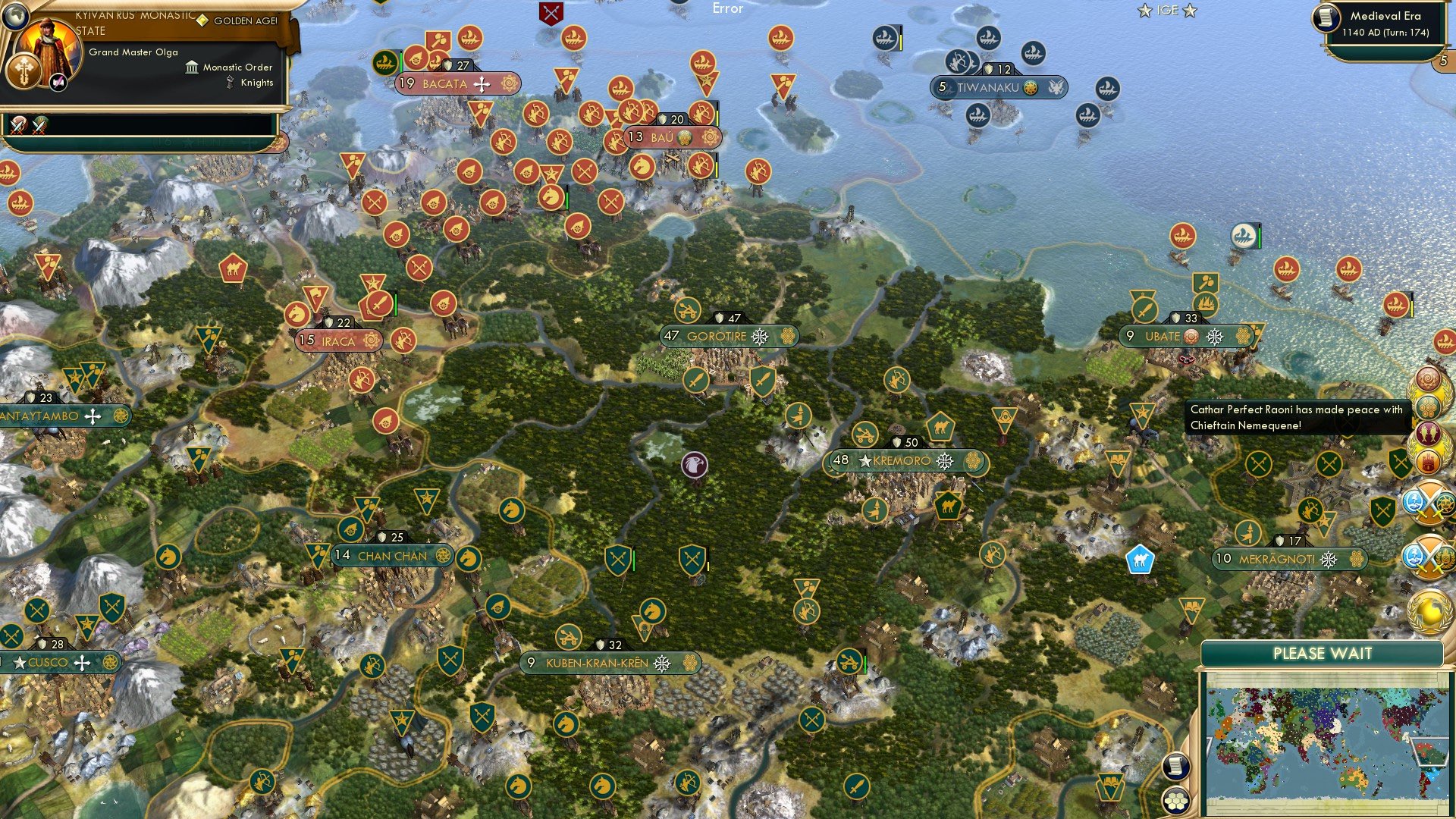 CBR In-Game Screenshot of Between a rock and Kayapo