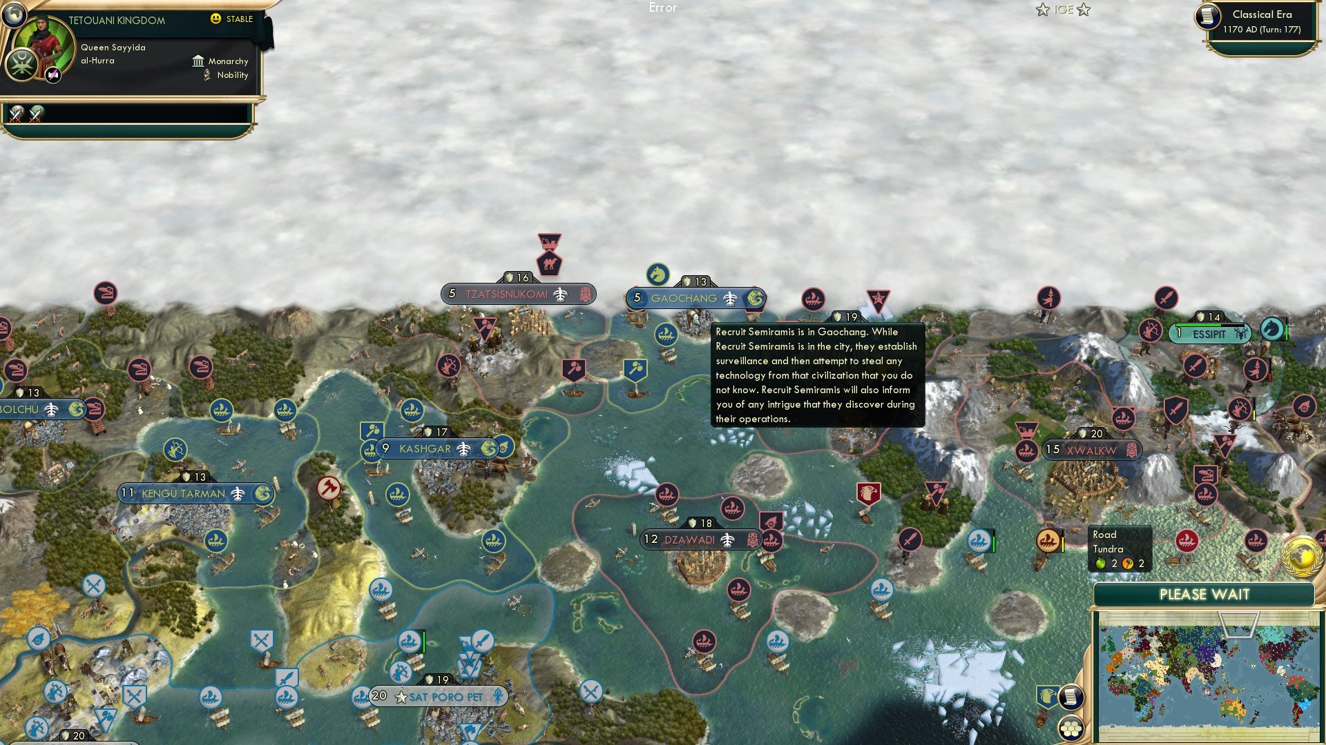 CBR In-Game Screenshot of Where in the World is Agent Semiramis?