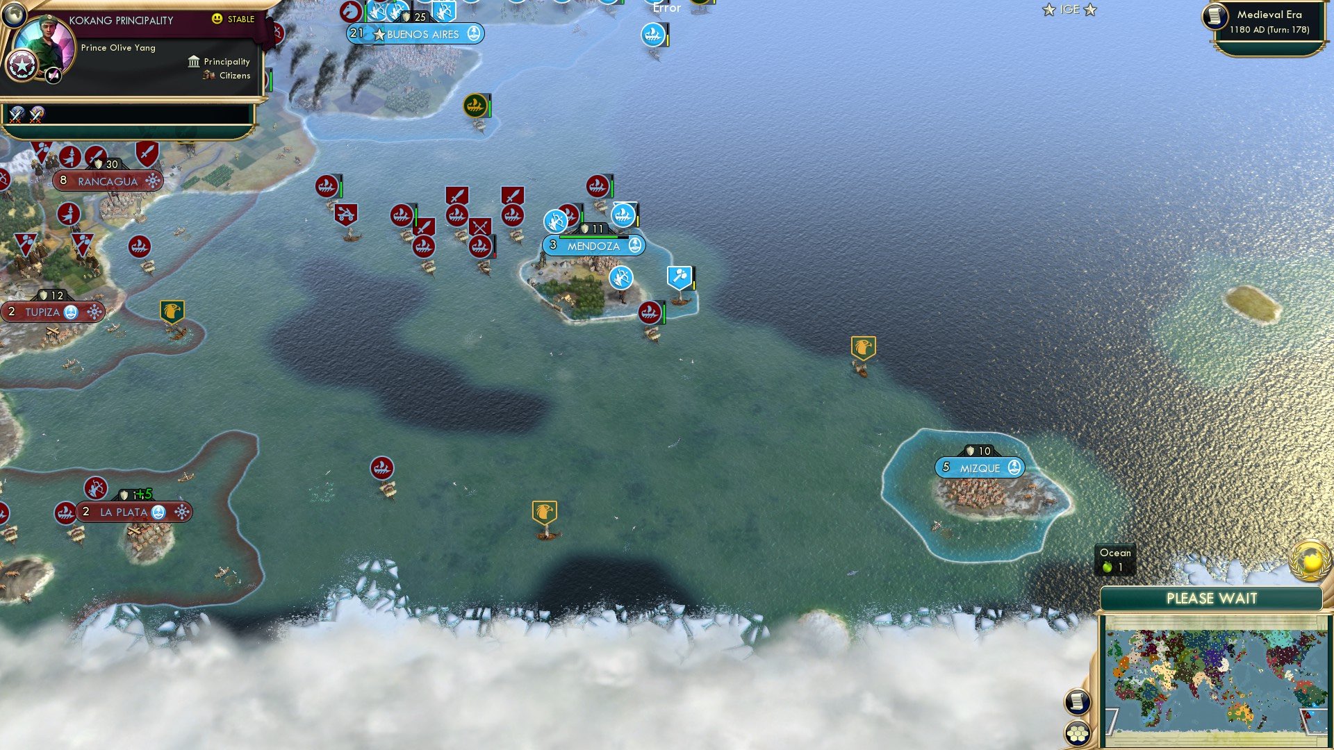 CBR In-Game Screenshot of Guerra de las Malvinas