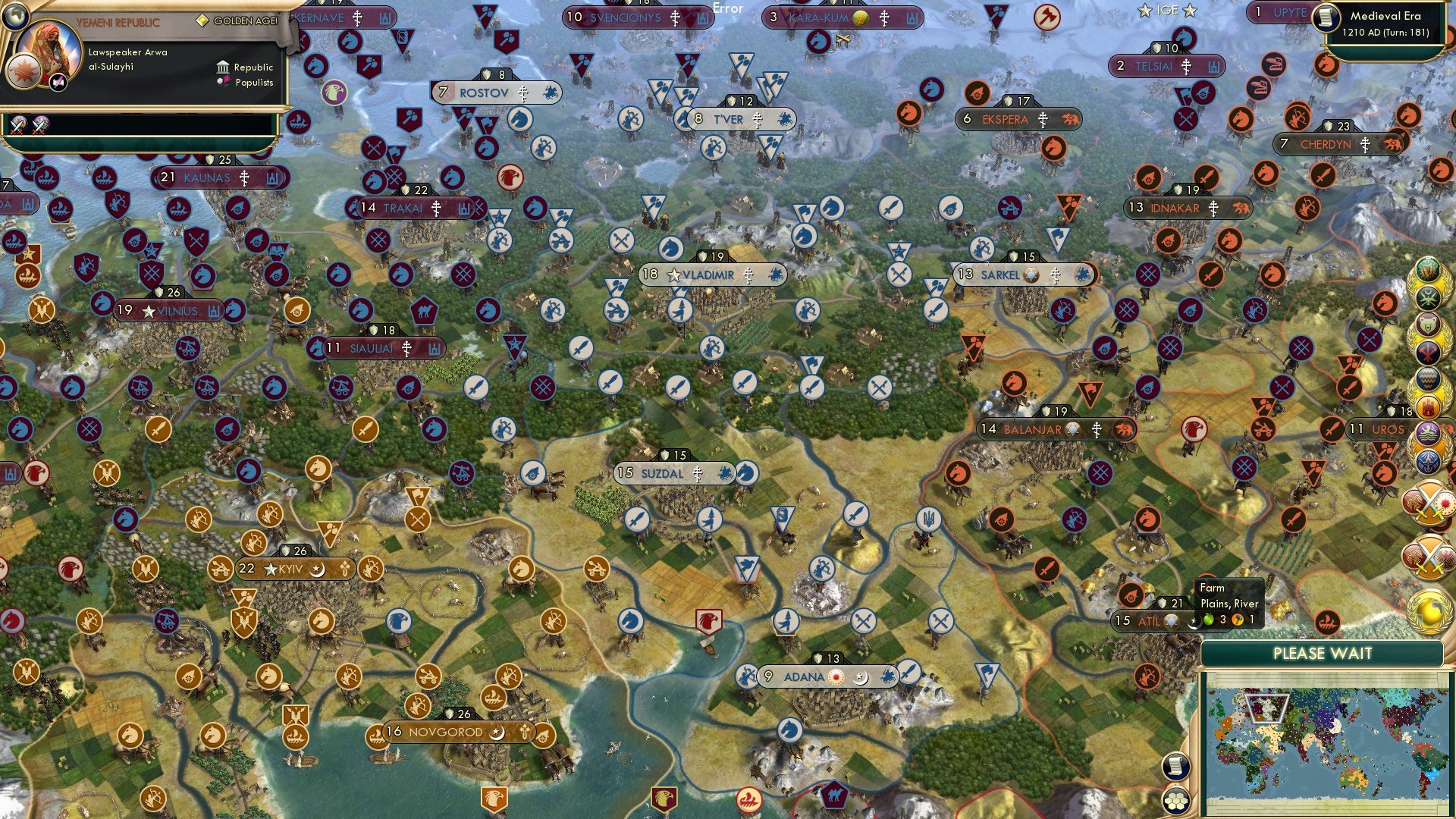 CBR In-Game Screenshot of King Vsevolod’s Retinue