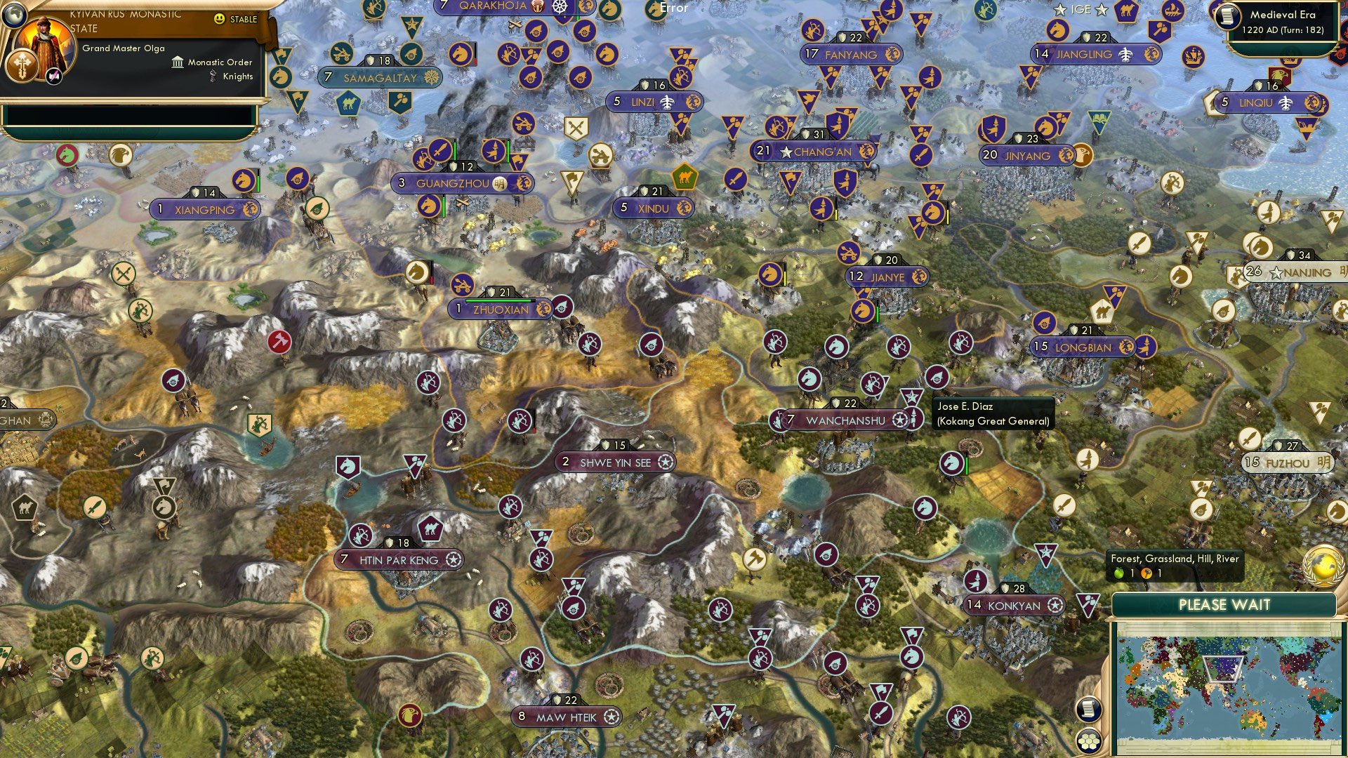 CBR In-Game Screenshot of A Han Stand