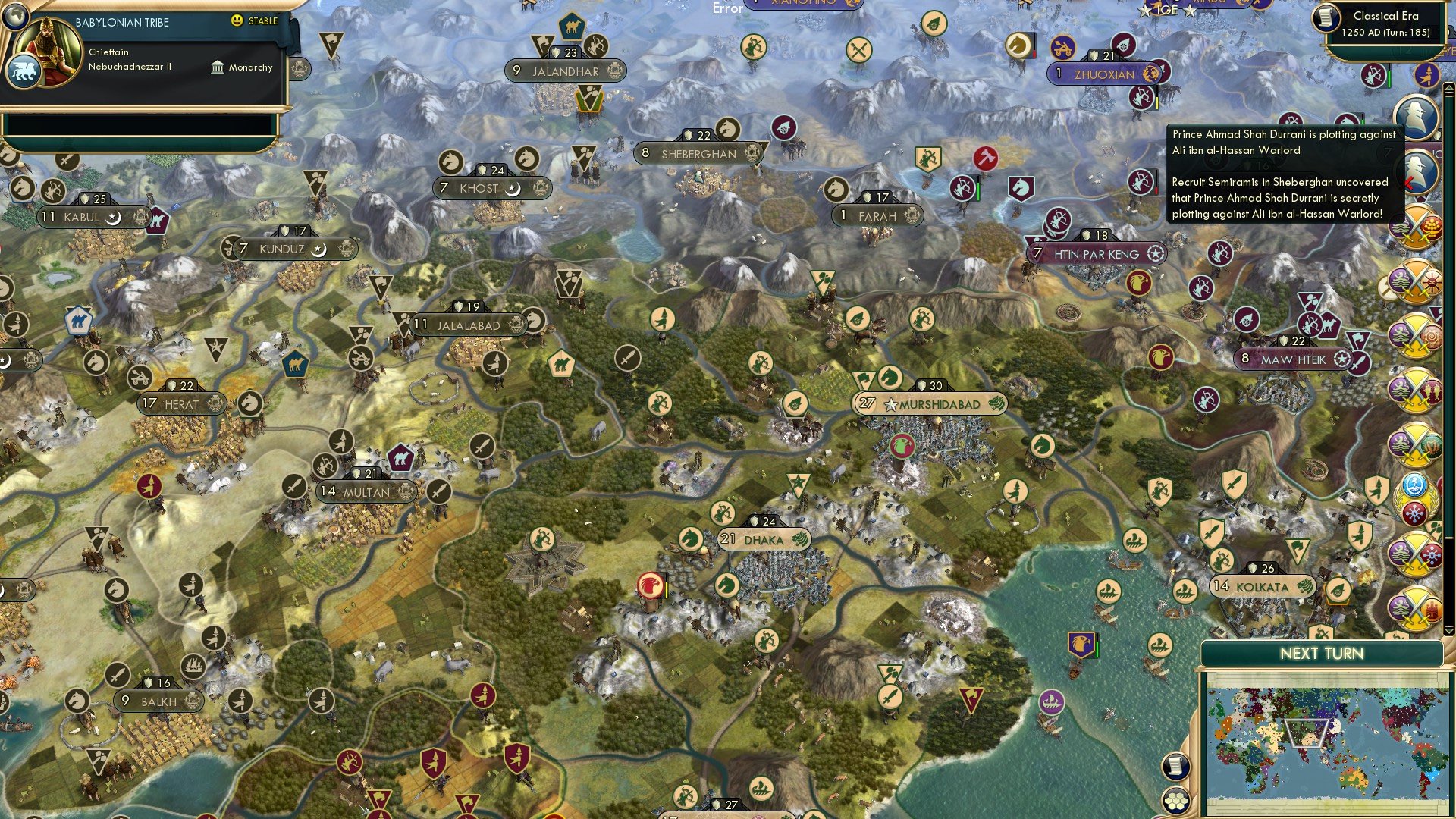 CBR In-Game Screenshot of Debrief Time