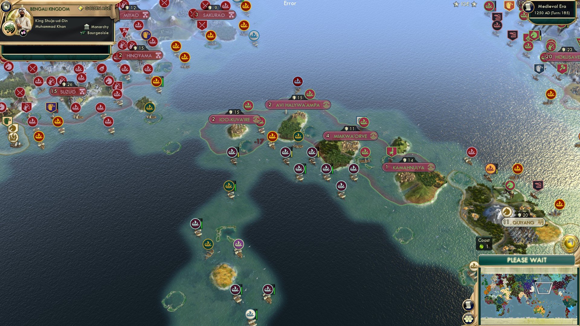 CBR In-Game Screenshot of Settling the Pacific almost makes you wish for a Nuclear Winter
